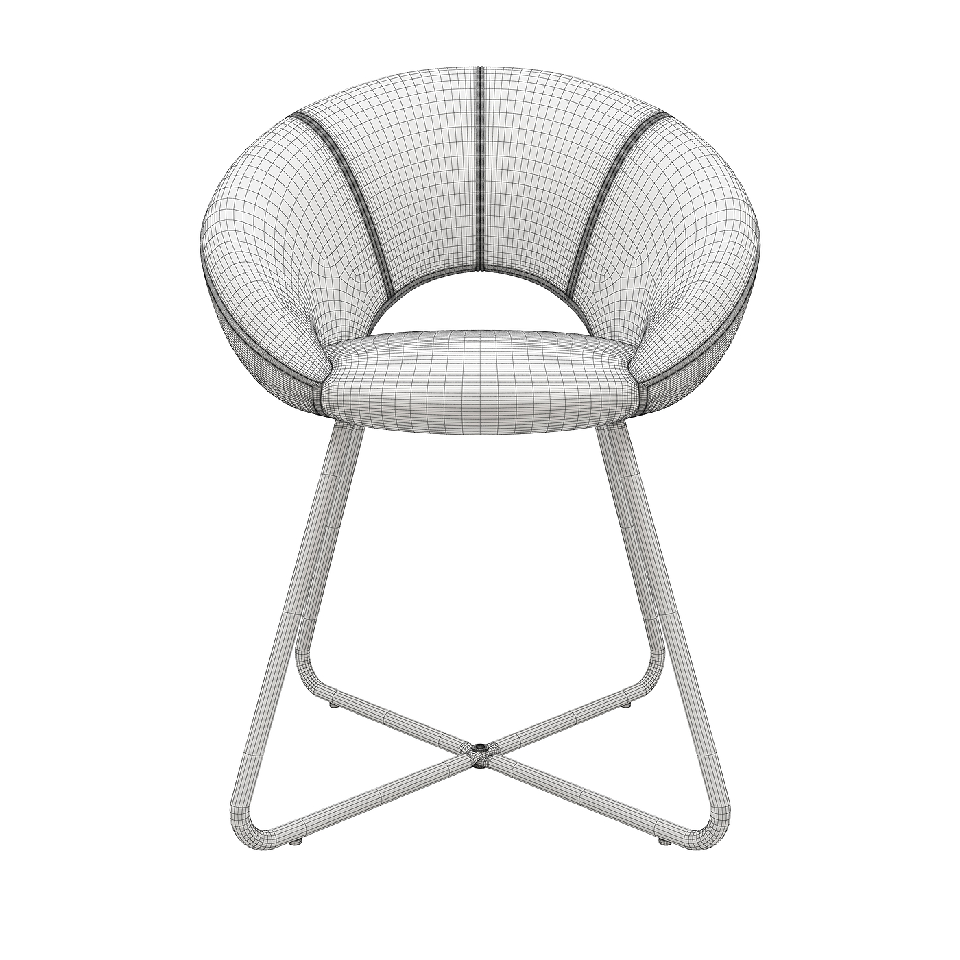 Leisure chair modeling and rendering tutorial，Leisure chair，Office chair，Bench，Dining chair，Lazy chair，sofa，furniture，