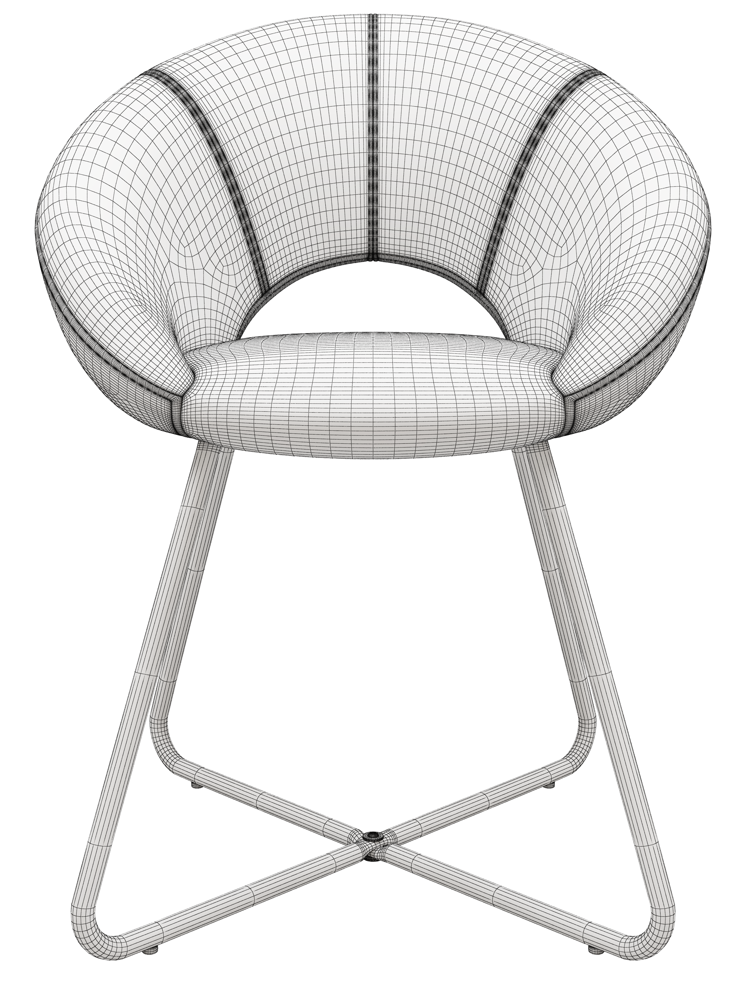 Leisure chair modeling and rendering tutorial，Leisure chair，Office chair，Bench，Dining chair，Lazy chair，sofa，furniture，