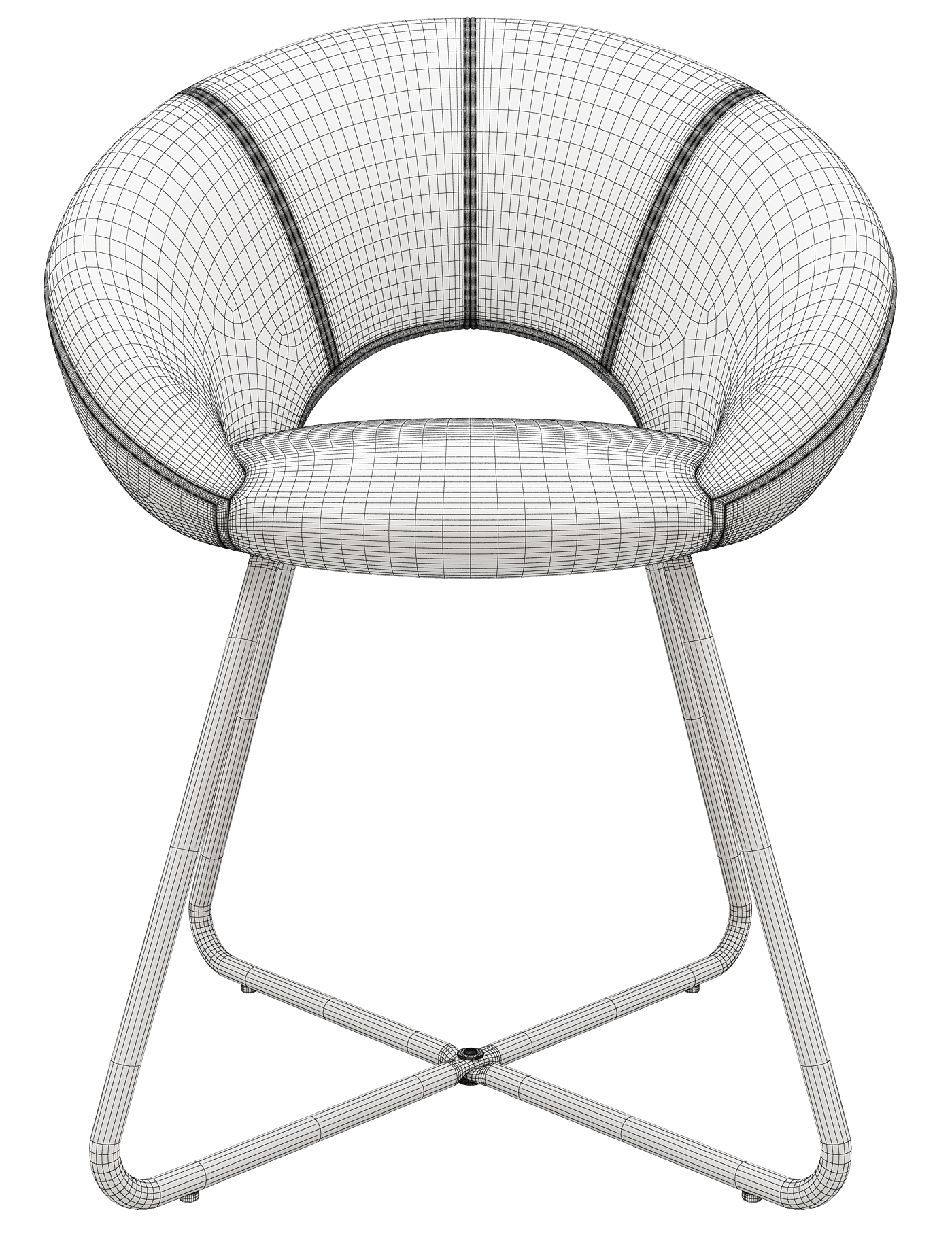 Leisure chair modeling and rendering tutorial，Leisure chair，Office chair，Bench，Dining chair，Lazy chair，sofa，furniture，
