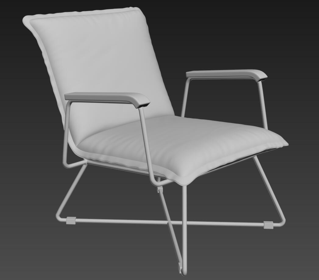 Leisure chair modeling and rendering tutorial，Lazy chair，sofa，Furniture modeling and rendering tutorial，furniture design ，product design，Product rendering，Product modeling，
