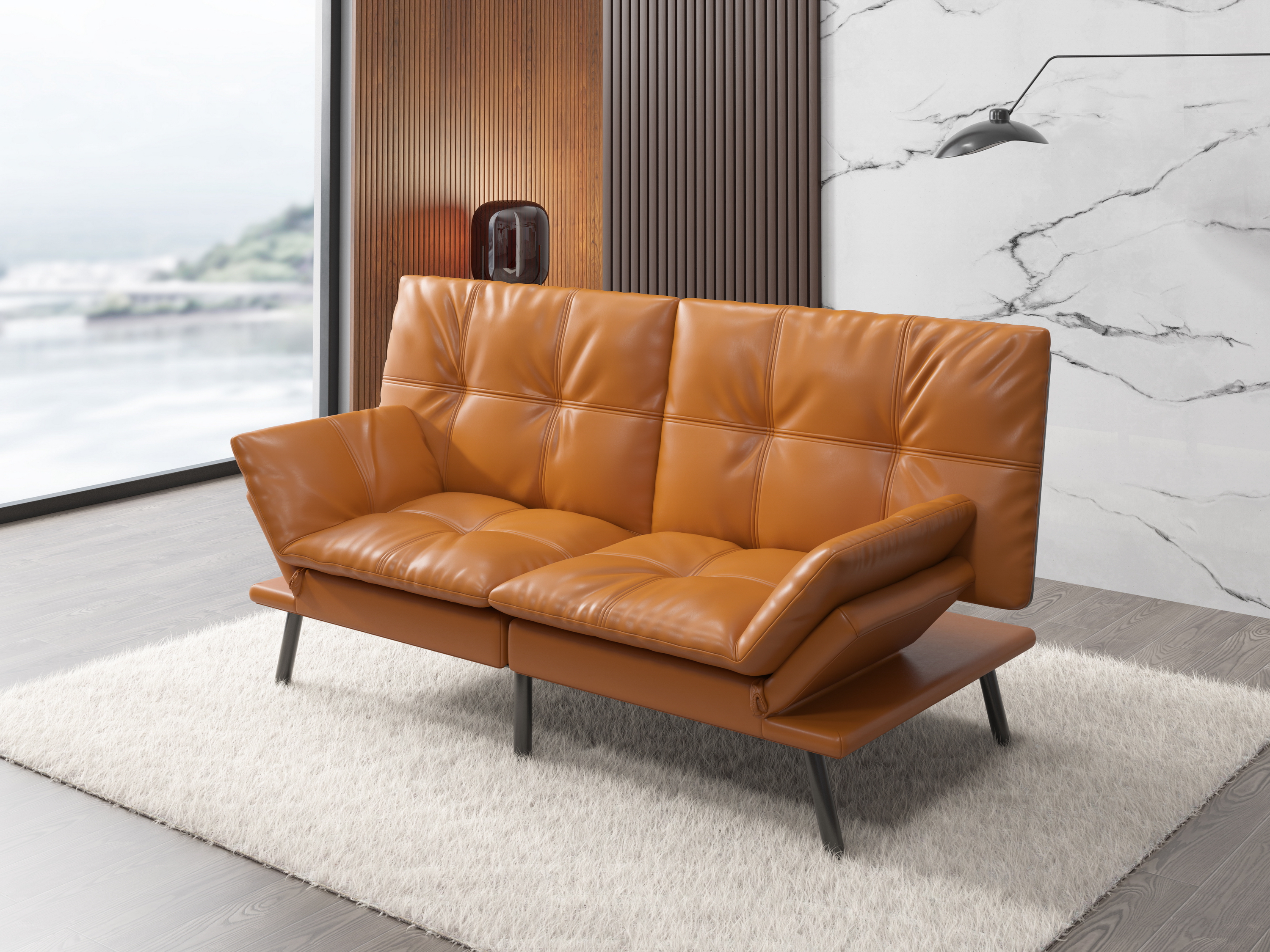 Sofa bed animation scene rendering tutorial，Sofa modeling，Furniture modeling and rendering tutorial，furniture design ，product design，Antique Valley fragrance，Animation production，Furniture animation，