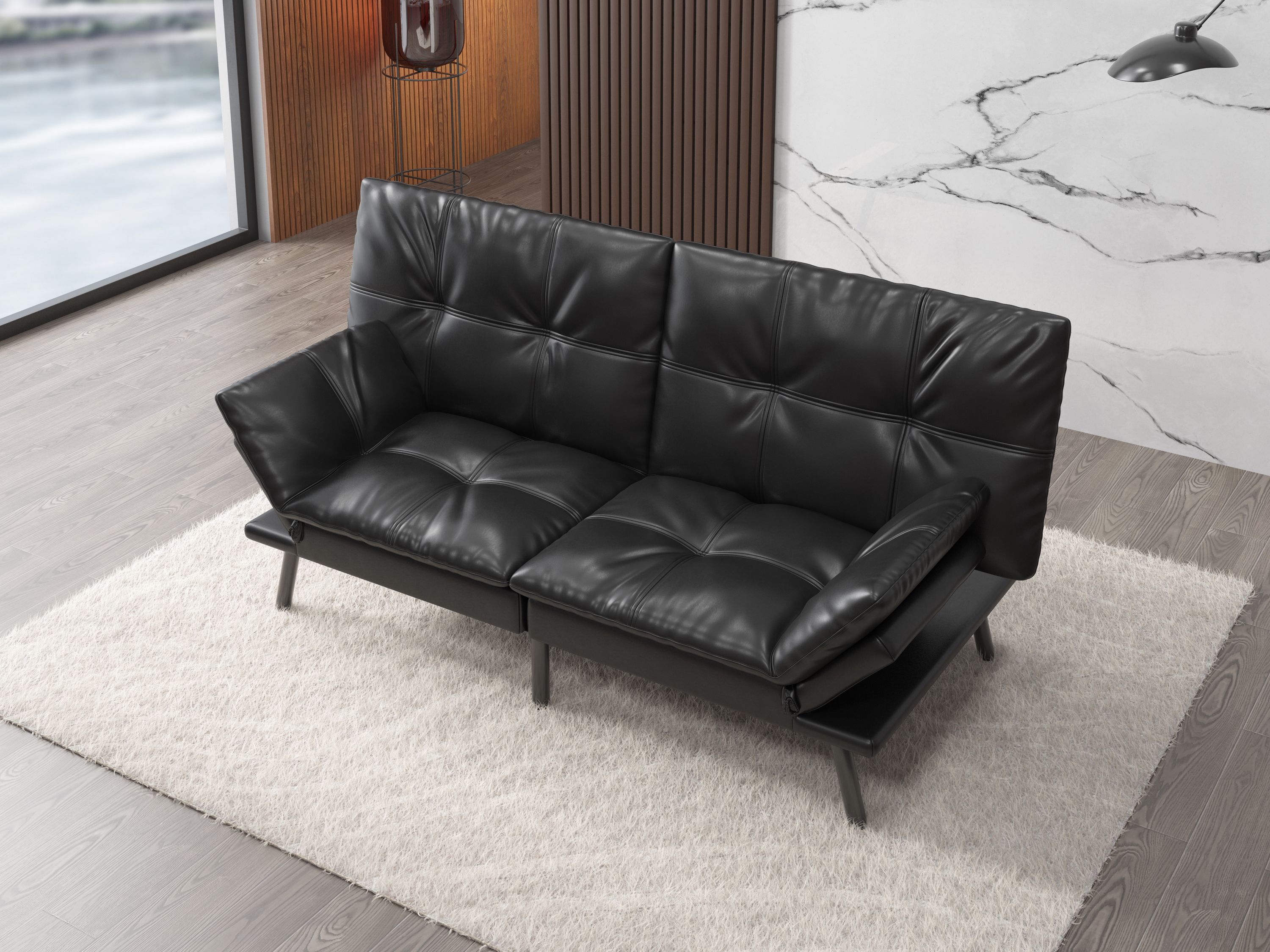 Sofa bed animation scene rendering tutorial，Sofa modeling，Furniture modeling and rendering tutorial，furniture design ，product design，Antique Valley fragrance，Animation production，Furniture animation，