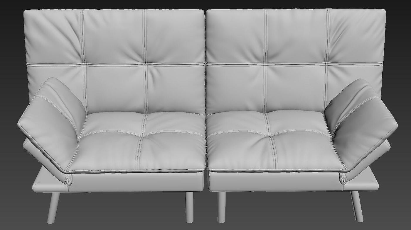 Sofa bed animation scene rendering tutorial，Sofa modeling，Furniture modeling and rendering tutorial，furniture design ，product design，Antique Valley fragrance，Animation production，Furniture animation，