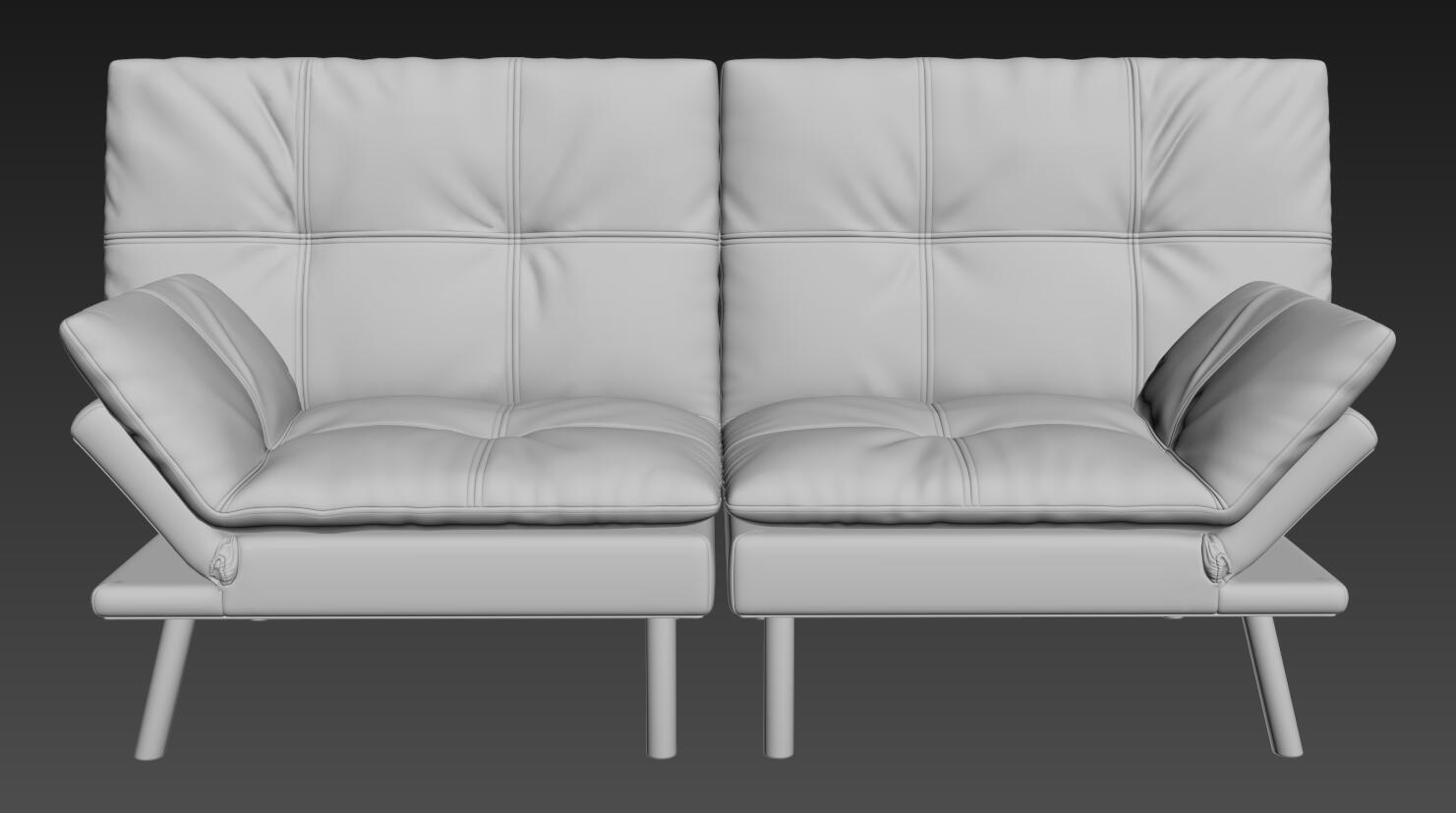 Sofa bed animation scene rendering tutorial，Sofa modeling，Furniture modeling and rendering tutorial，furniture design ，product design，Antique Valley fragrance，Animation production，Furniture animation，