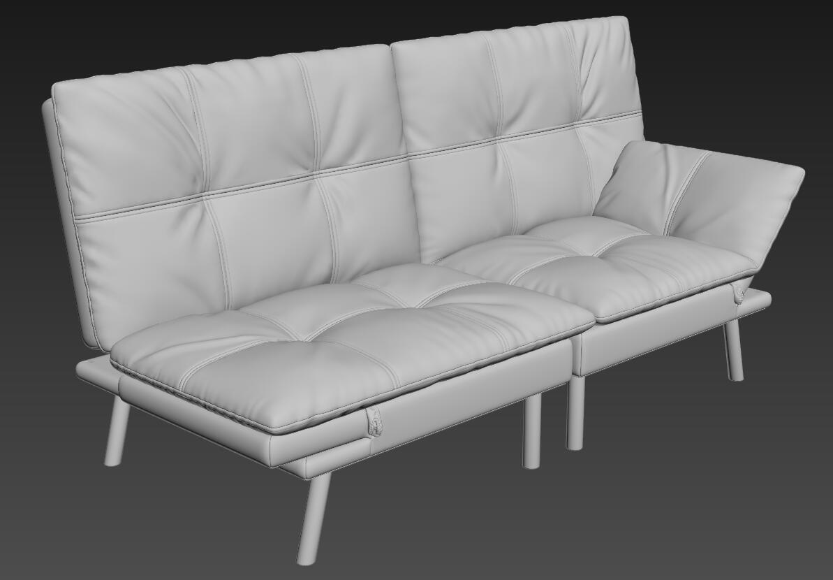 Sofa bed animation scene rendering tutorial，Sofa modeling，Furniture modeling and rendering tutorial，furniture design ，product design，Antique Valley fragrance，Animation production，Furniture animation，