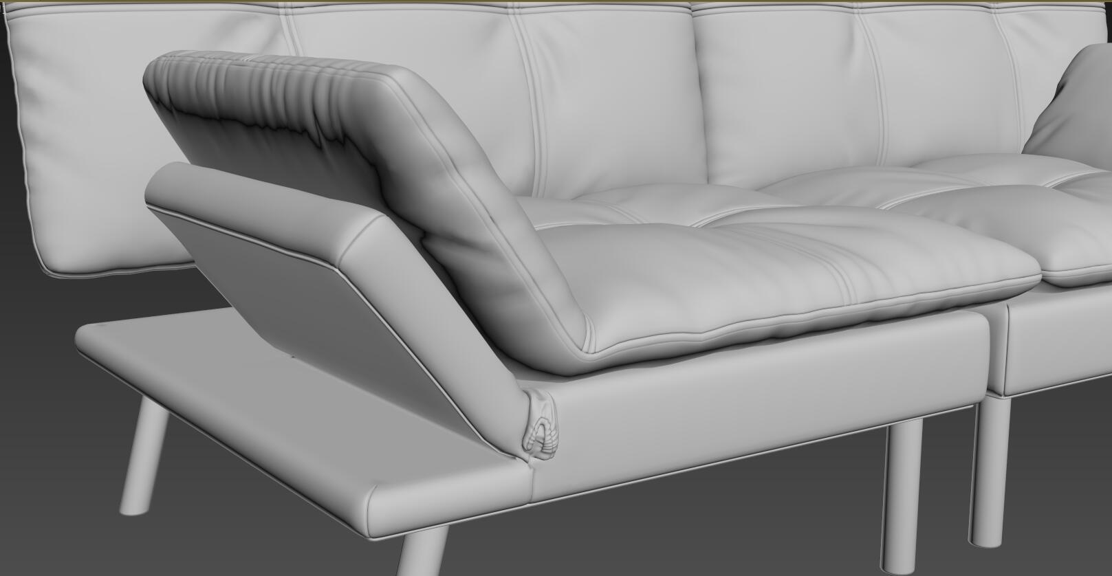 Sofa bed animation scene rendering tutorial，Sofa modeling，Furniture modeling and rendering tutorial，furniture design ，product design，Antique Valley fragrance，Animation production，Furniture animation，