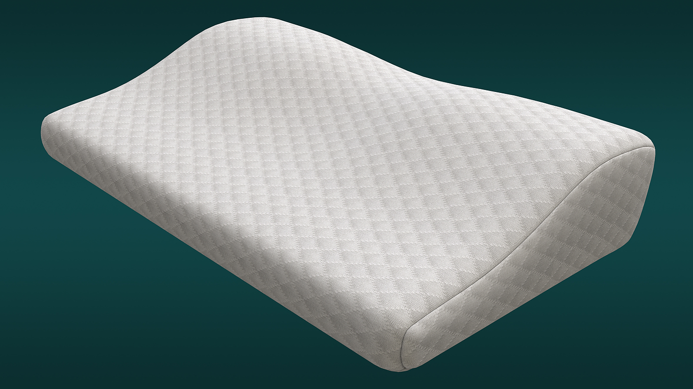 Duck tongue pillow，Children's pillow，Baby pillow，Pillow，Pillow，pillow，bedding article，Furniture modeling and rendering tutorial，