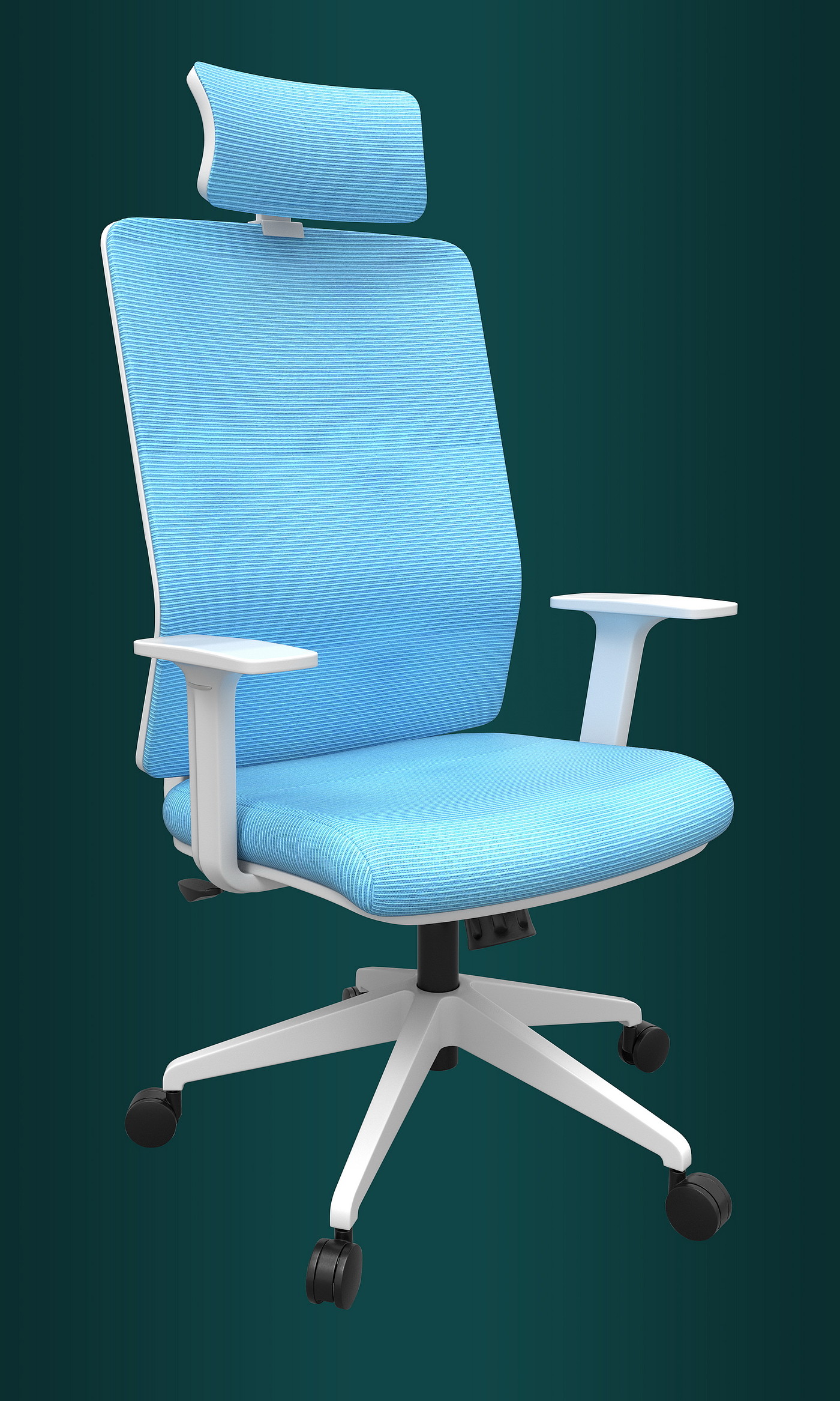 Office chair modeling and rendering tutorial，Office chair，Computer chair，Leisure chair，Work chair，furniture design ，product design，Antique Valley fragrance，