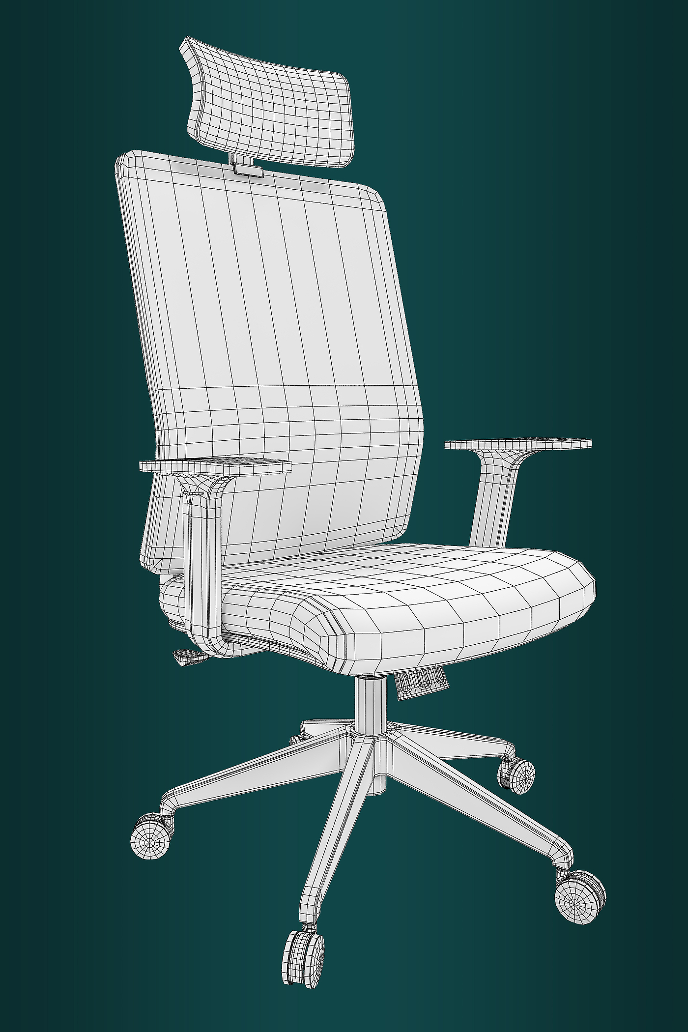 Office chair modeling and rendering tutorial，Office chair，Computer chair，Leisure chair，Work chair，furniture design ，product design，Antique Valley fragrance，