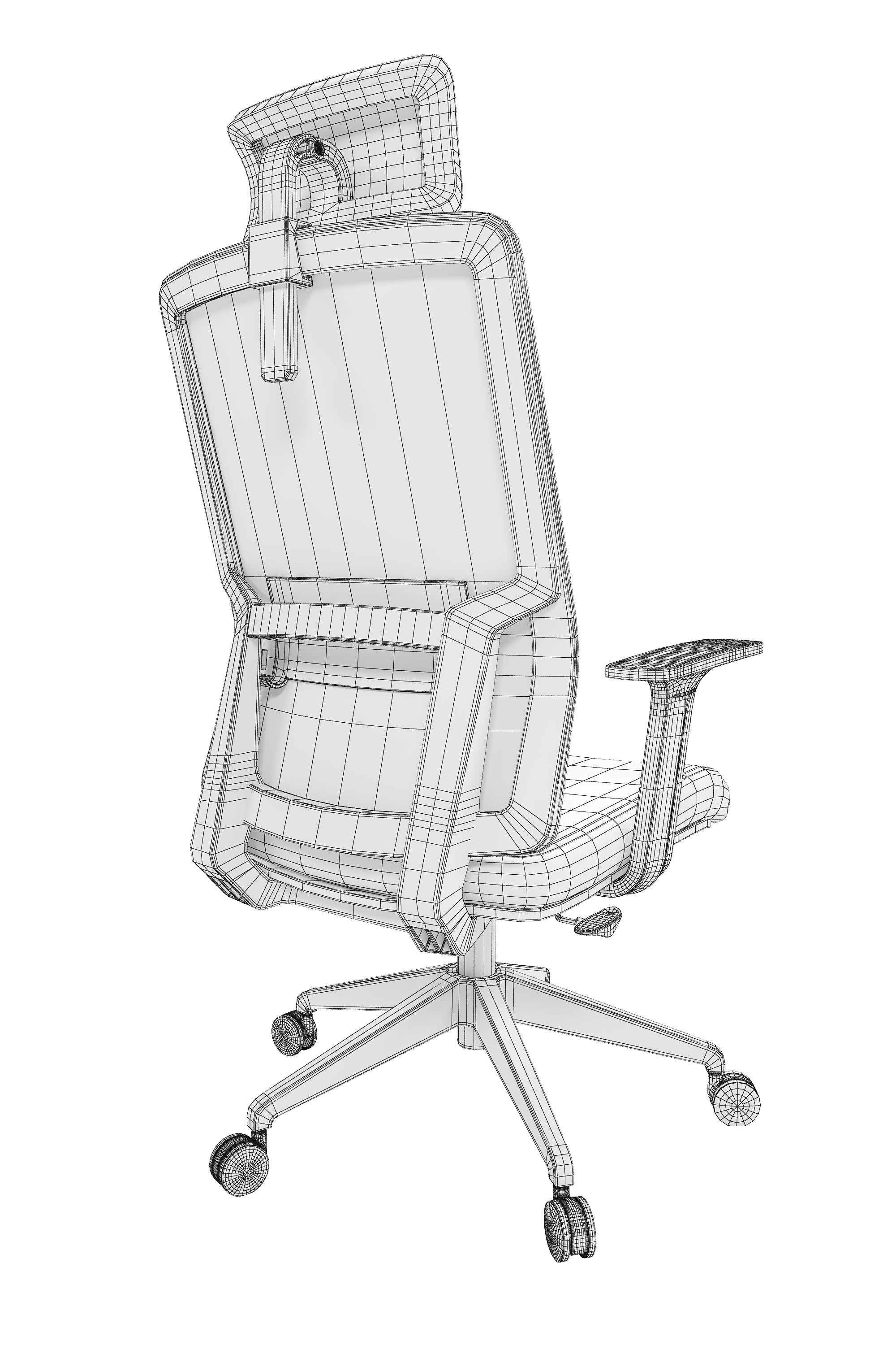 Office chair modeling and rendering tutorial，Office chair，Computer chair，Leisure chair，Work chair，furniture design ，product design，Antique Valley fragrance，