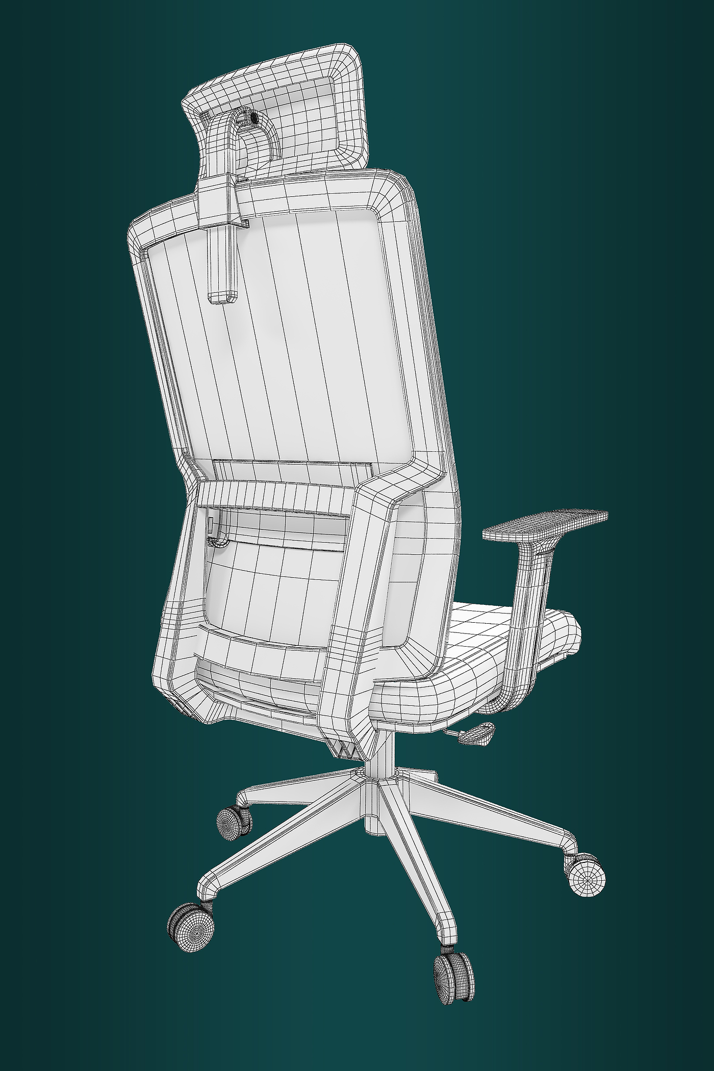 Office chair modeling and rendering tutorial，Office chair，Computer chair，Leisure chair，Work chair，furniture design ，product design，Antique Valley fragrance，