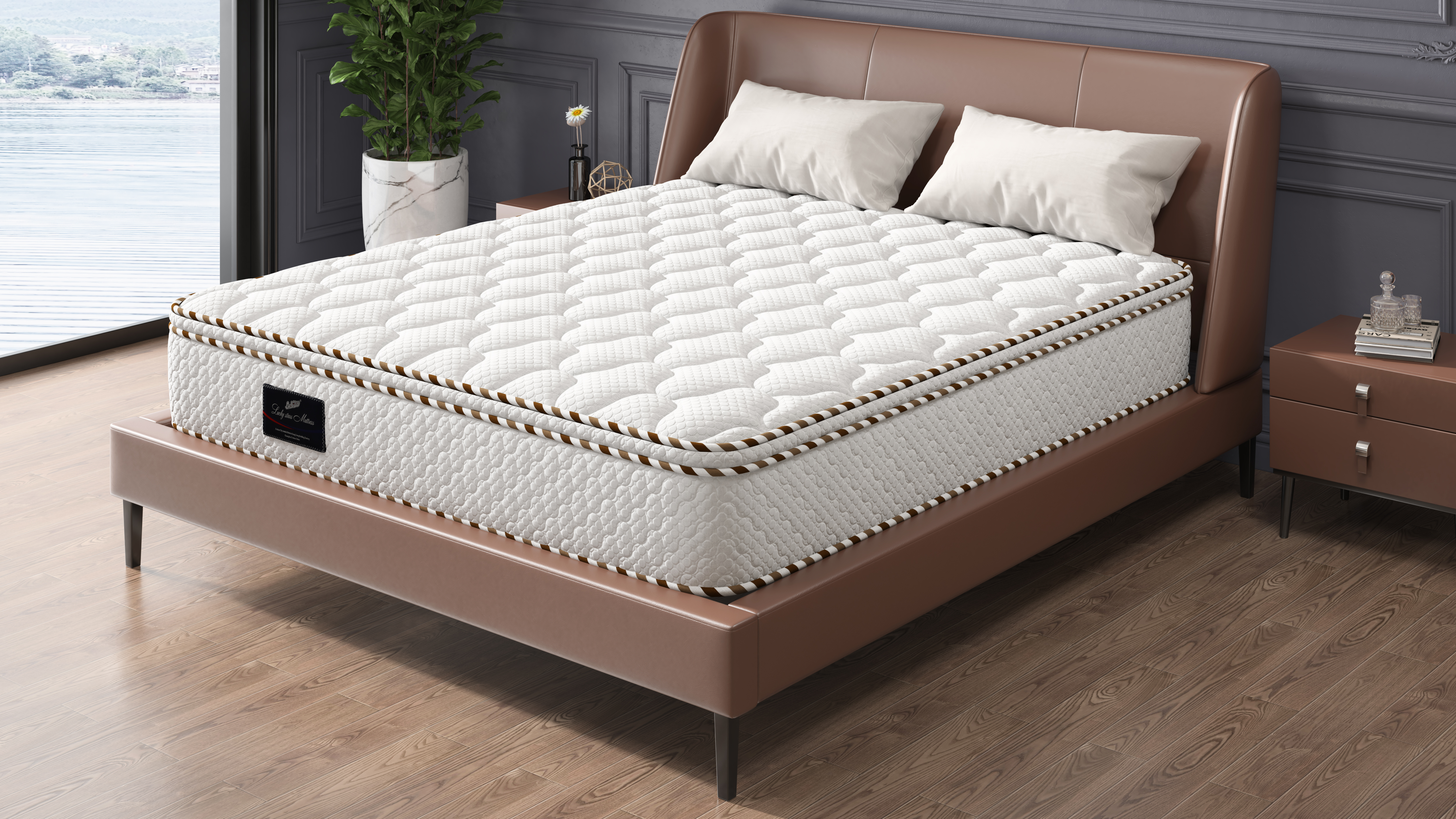 Mattress modeling and rendering tutorial，mattress，bedding article，Furniture modeling and rendering tutorial，furniture design ，product design，Product modeling，Antique Valley fragrance，