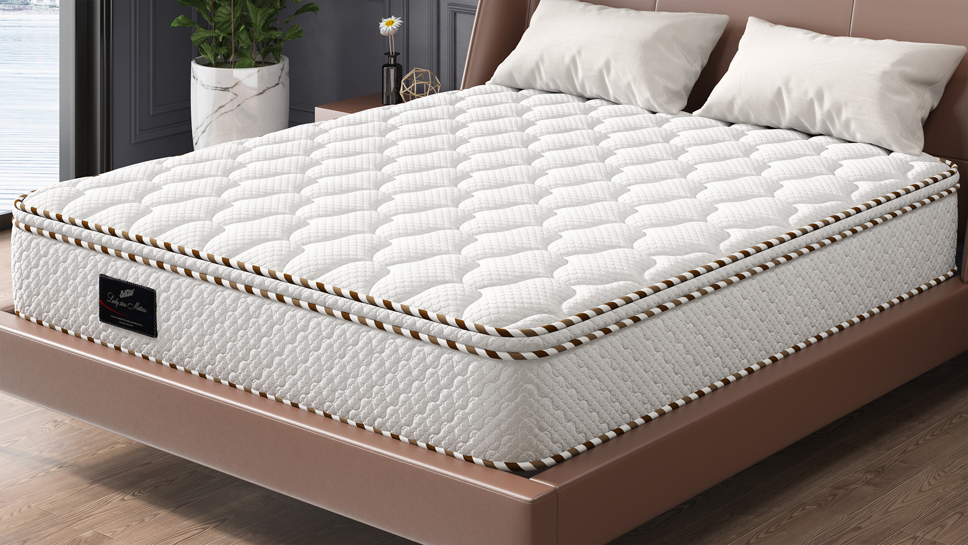 Mattress modeling and rendering tutorial，mattress，bedding article，Furniture modeling and rendering tutorial，furniture design ，product design，Product modeling，Antique Valley fragrance，
