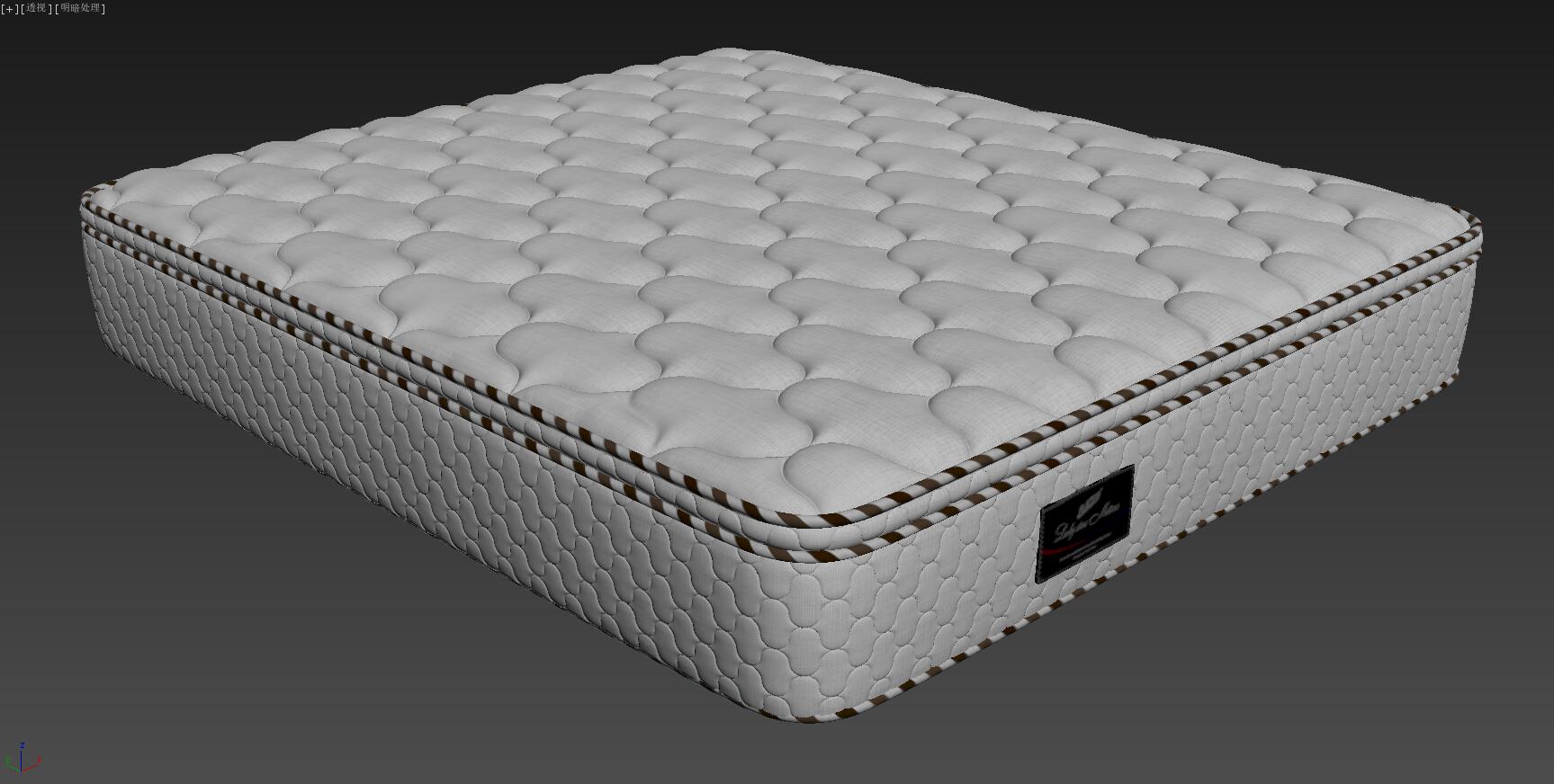 Mattress modeling and rendering tutorial，mattress，bedding article，Furniture modeling and rendering tutorial，furniture design ，product design，Product modeling，Antique Valley fragrance，