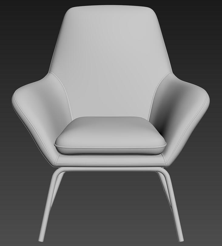 Leisure chair modeling and rendering tutorial，Leisure chair，chair，The boss chair，furniture，Furniture modeling and rendering tutorial，product design，Product modeling，