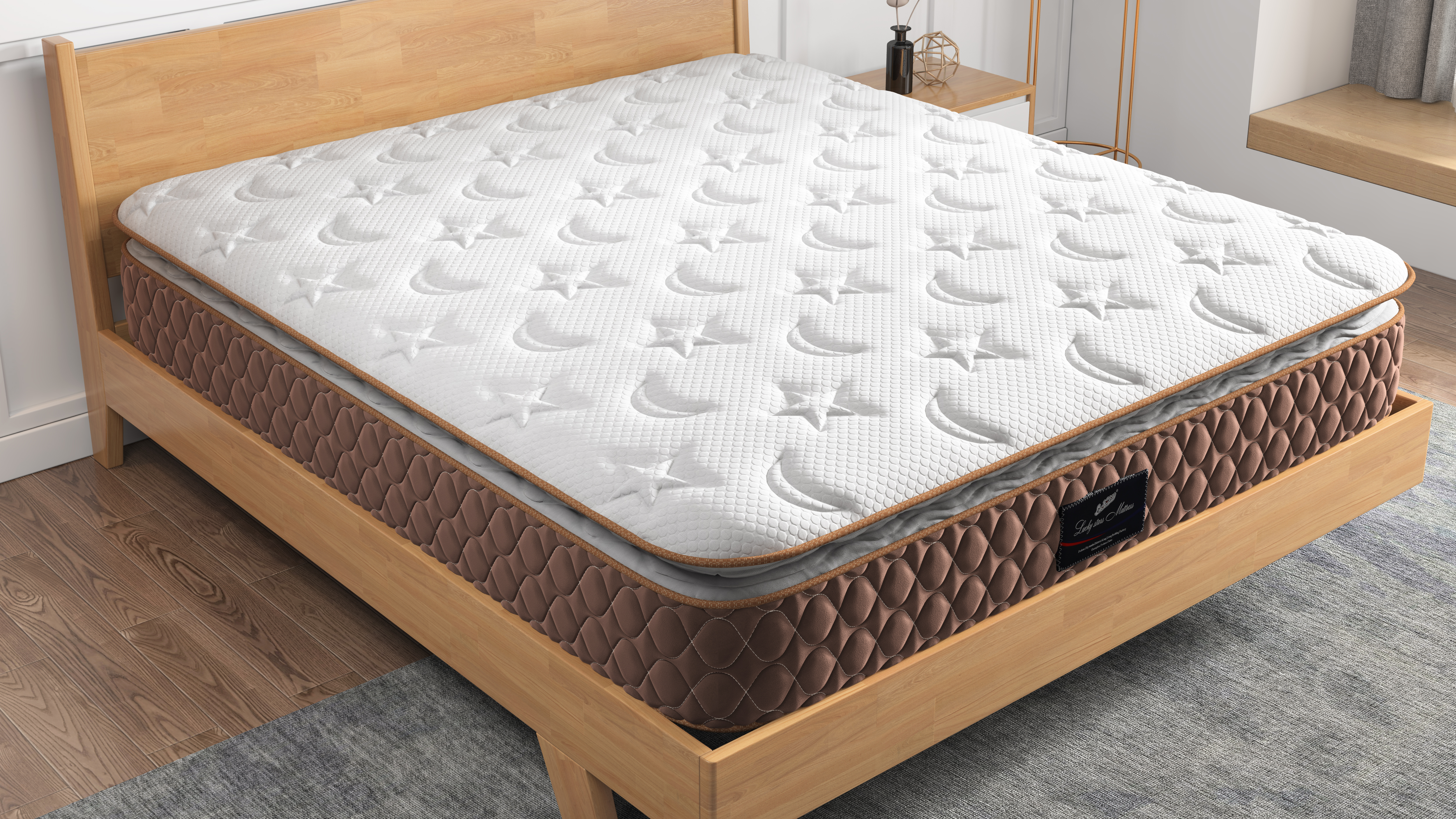 Mattress modeling and rendering tutorial，mattress，bedding article，Home textiles，Furniture modeling and rendering tutorial，furniture design ，product design，Antique Valley fragrance，
