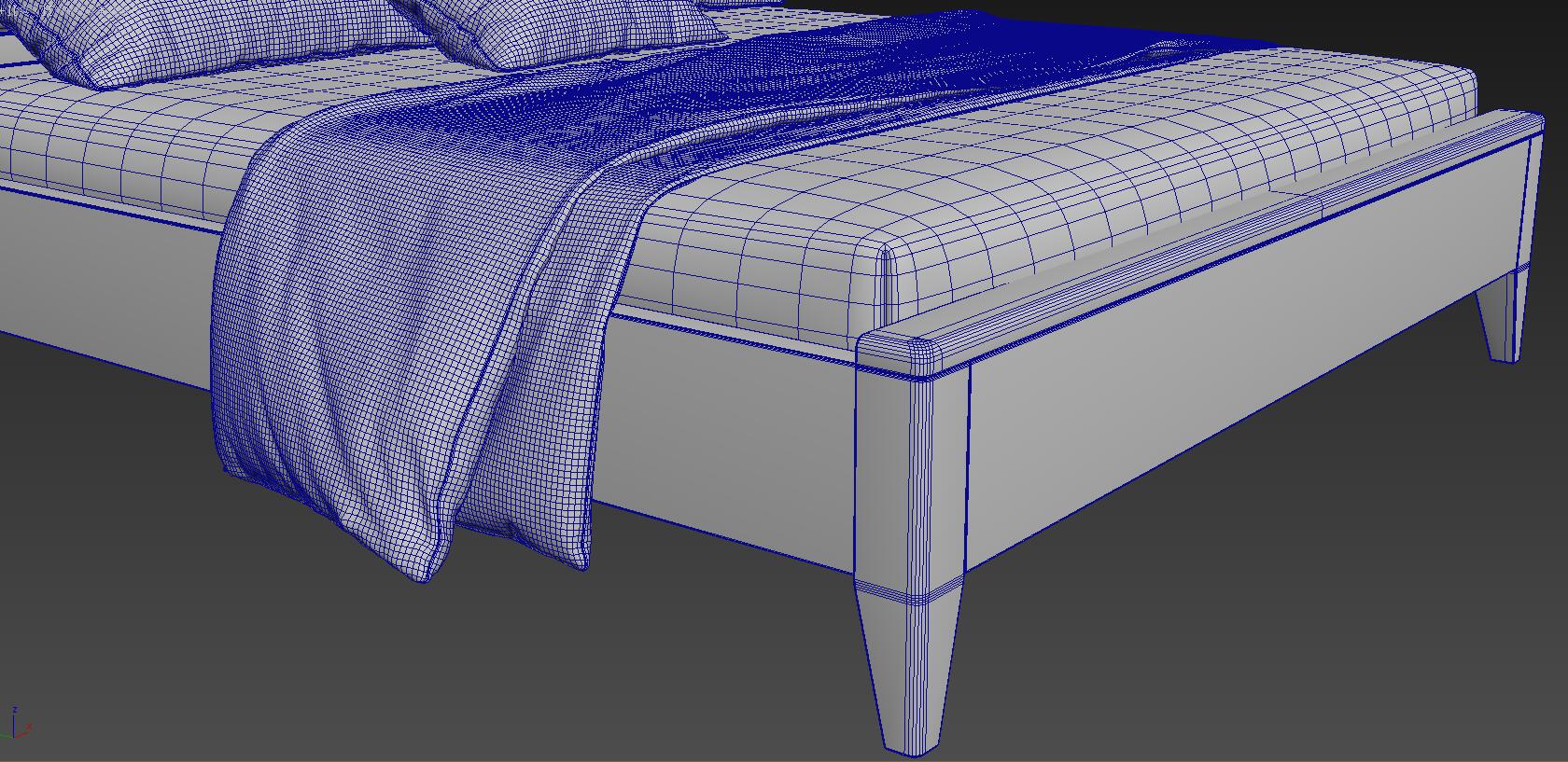 Solid wood bed modeling and rendering tutorial，Bed，bedding article，furniture design ，product design，Furniture modeling and rendering tutorial，Antique Valley fragrance，having an antique flavour，