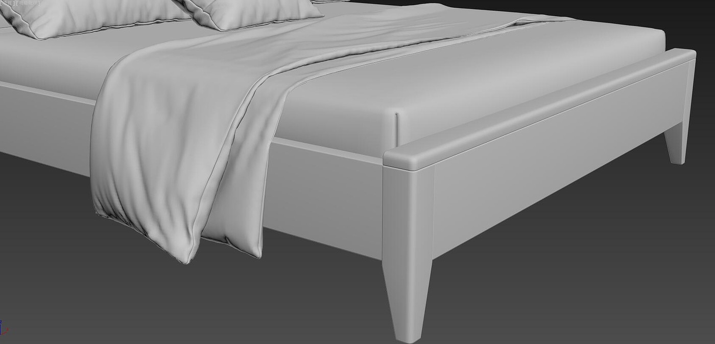 Solid wood bed modeling and rendering tutorial，Bed，bedding article，furniture design ，product design，Furniture modeling and rendering tutorial，Antique Valley fragrance，having an antique flavour，