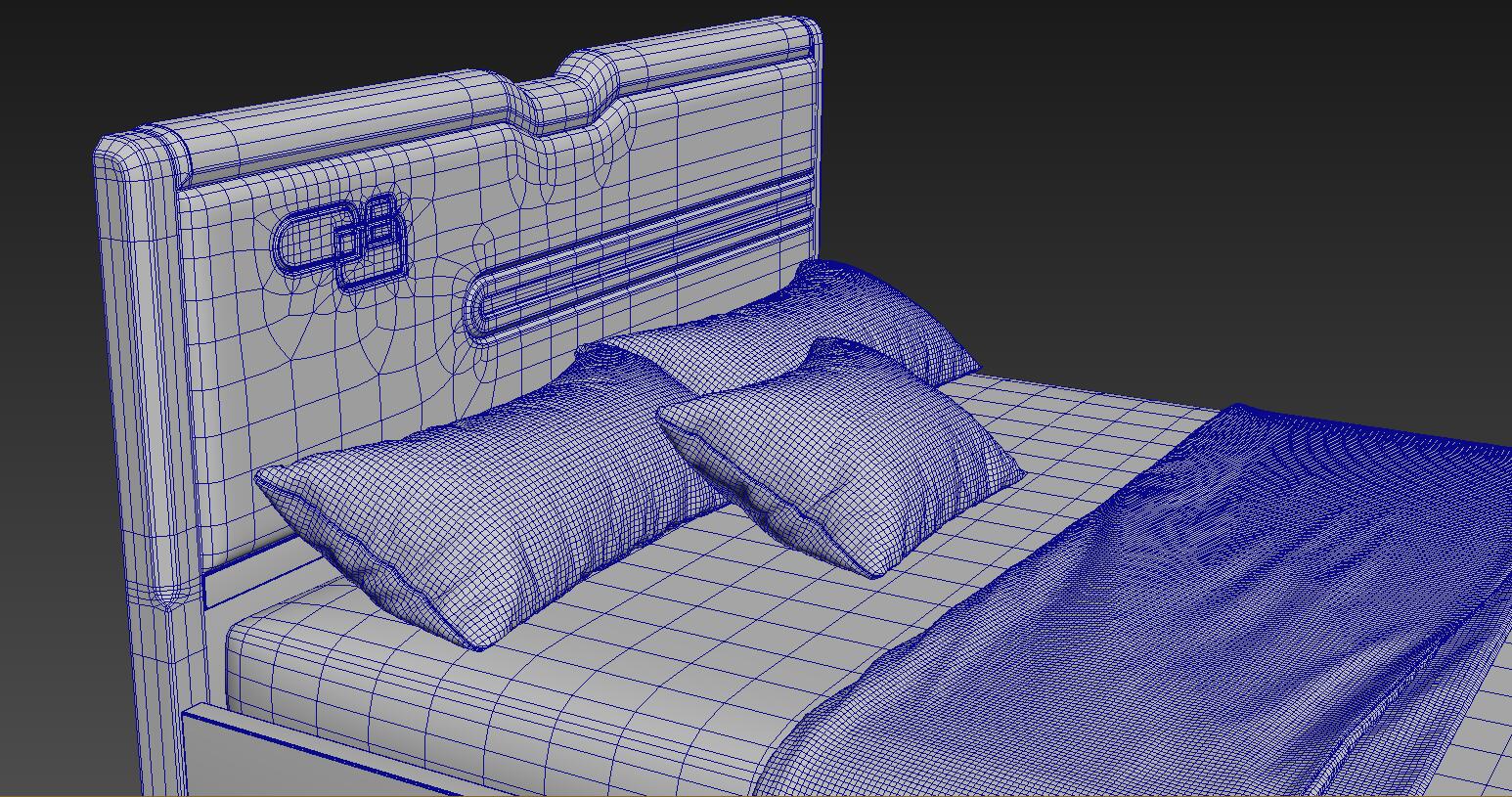 Solid wood bed modeling and rendering tutorial，Bed，bedding article，furniture design ，product design，Furniture modeling and rendering tutorial，Antique Valley fragrance，having an antique flavour，