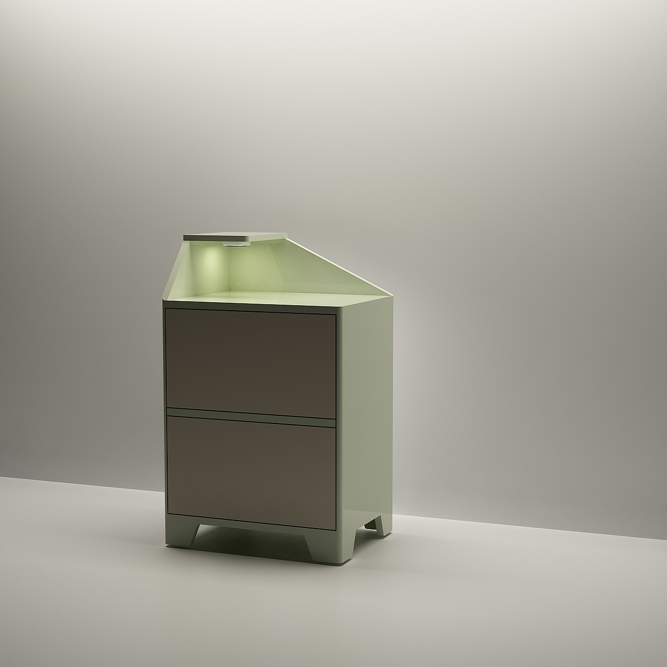 bedside cupboard，