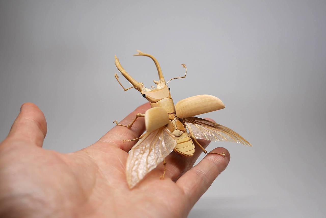 Japanese craftsmen，Noriyuki Saitoh，lifelike，Insect model，