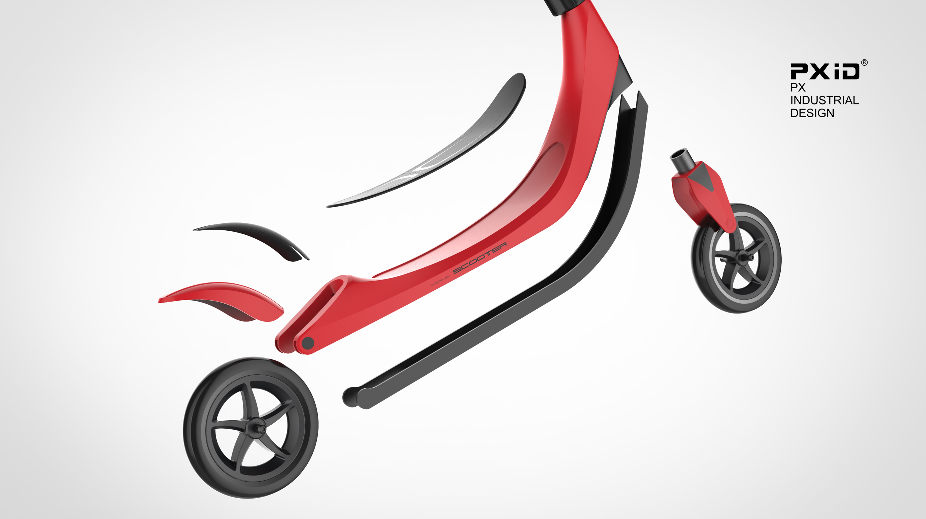 Product oriented industrial design，Scooter design，Body feeling car design，Balance car design，Design of walking tools for the elderly，