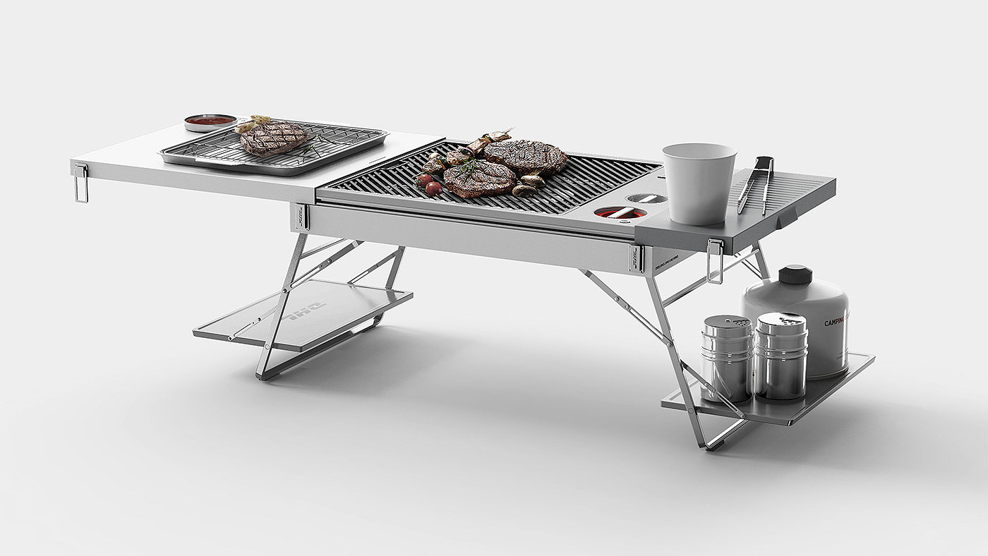 Shelf type，Camping grill，outdoors，