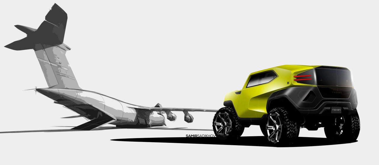 renault，suv，Automobile design，manuscript，Hand drawn，Tank，