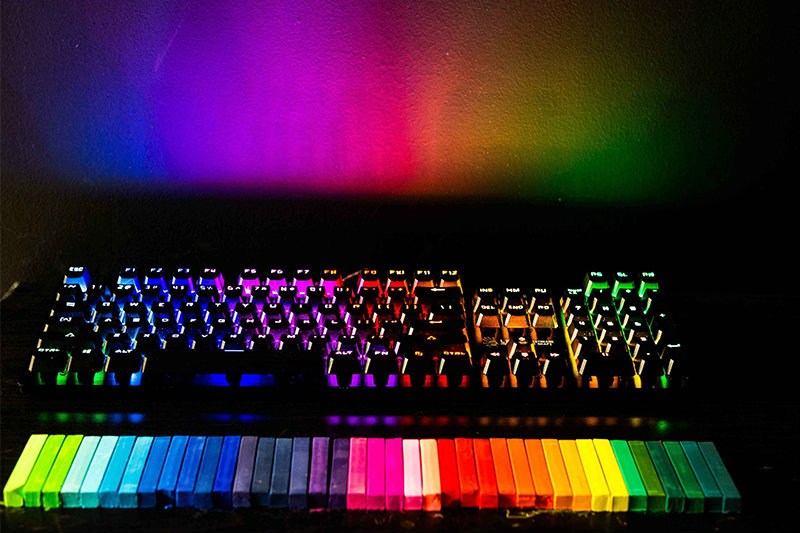 Mechanical keyboard，Bloody，Shuangfeiyan，Black Technology，