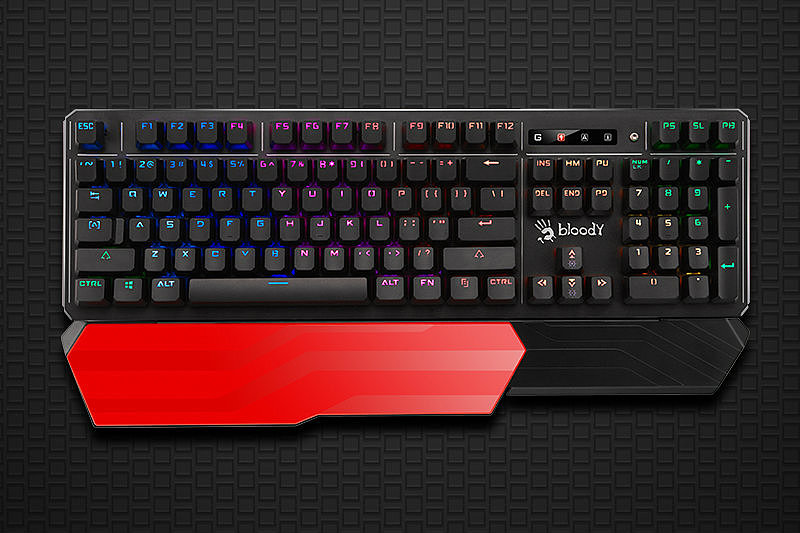 Mechanical keyboard，Bloody，Shuangfeiyan，Black Technology，