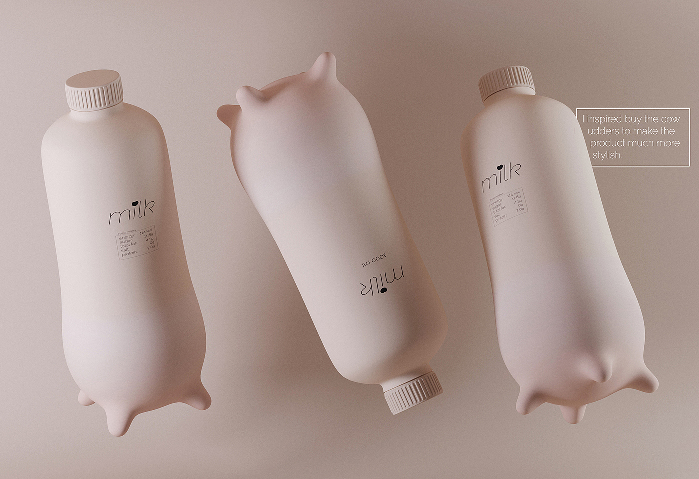牛奶，瓶子，概念，包装，