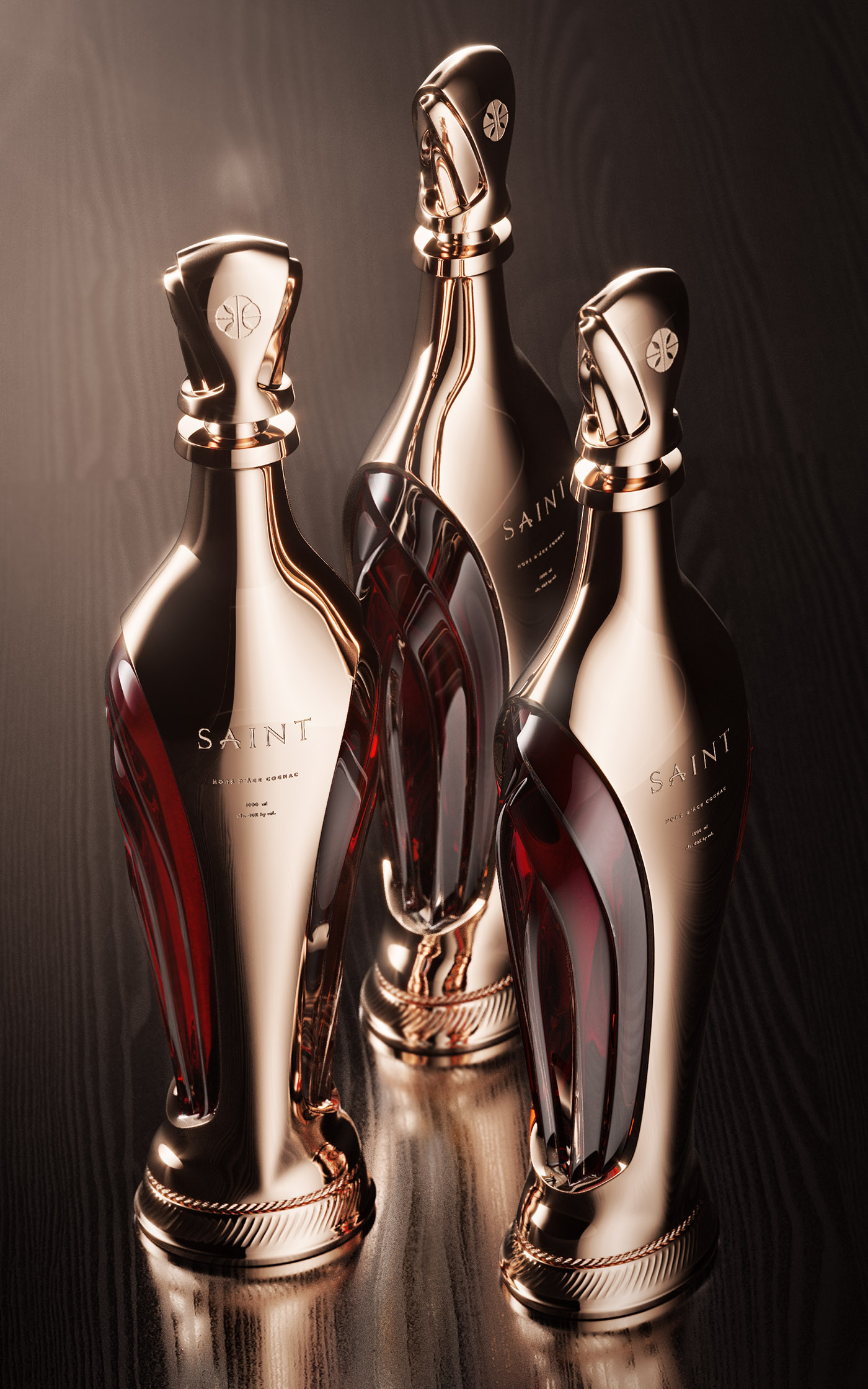 The wine bottle，luxurious，concept，Gothic architecture，Religion，