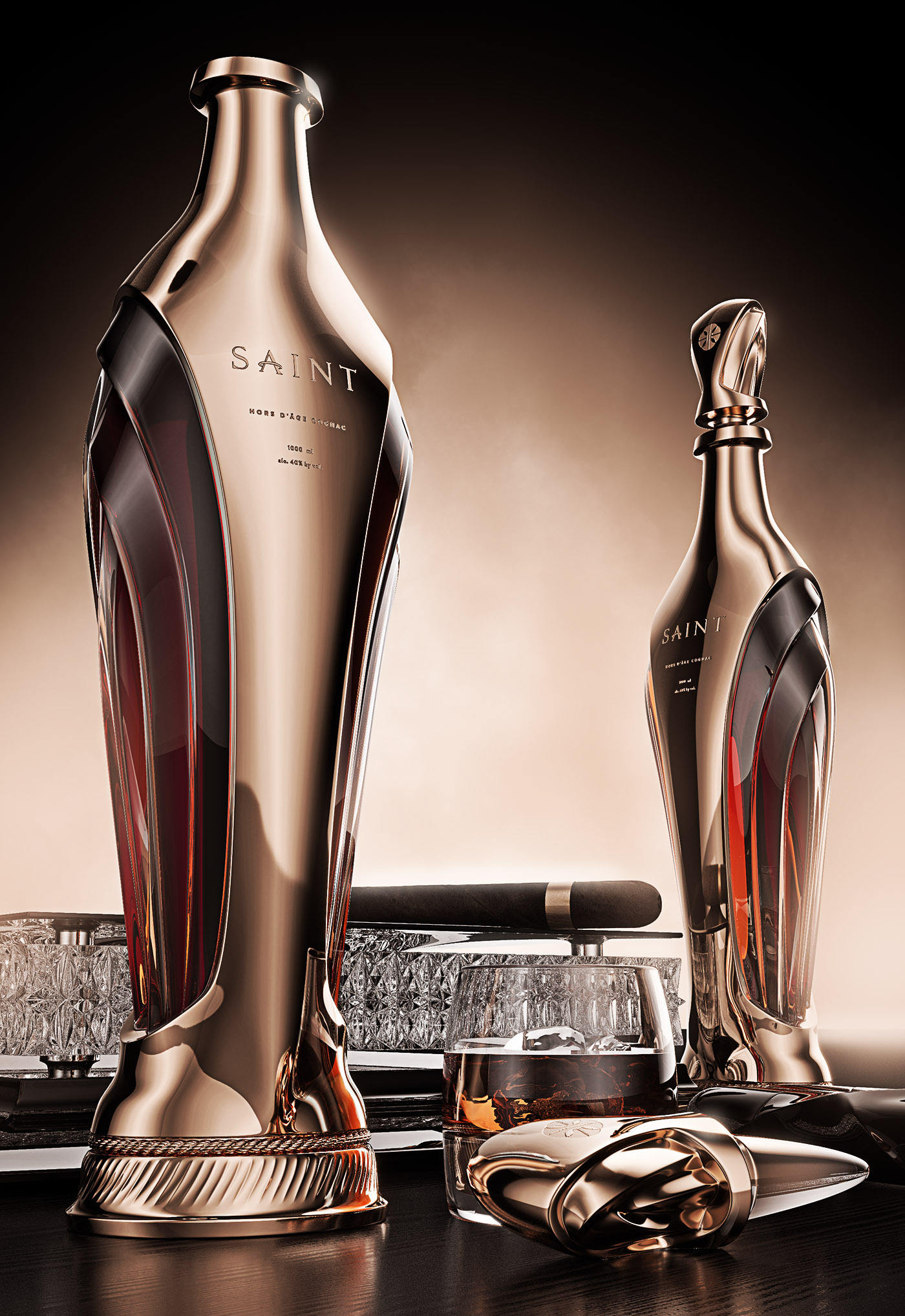 The wine bottle，luxurious，concept，Gothic architecture，Religion，