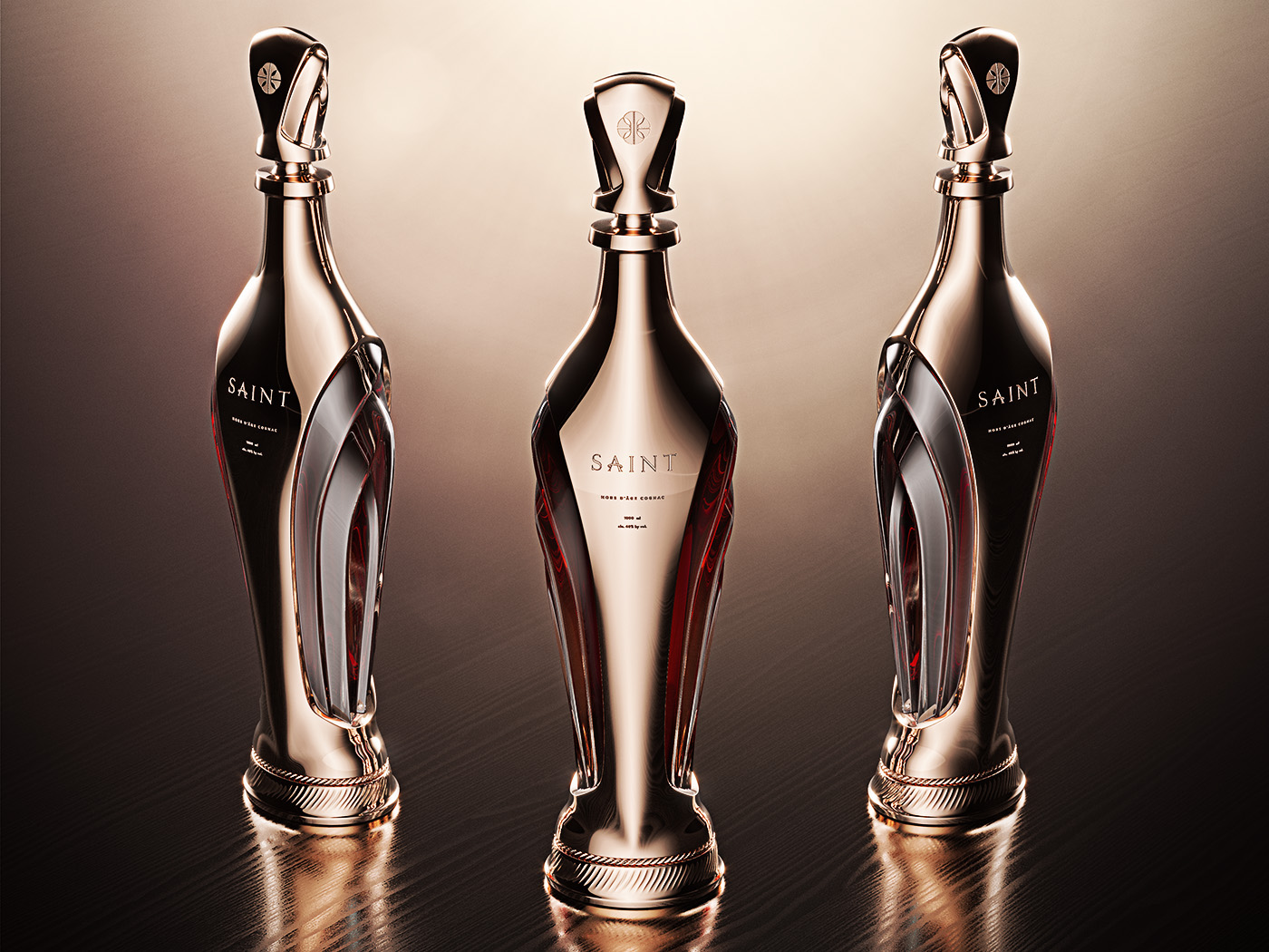 The wine bottle，luxurious，concept，Gothic architecture，Religion，