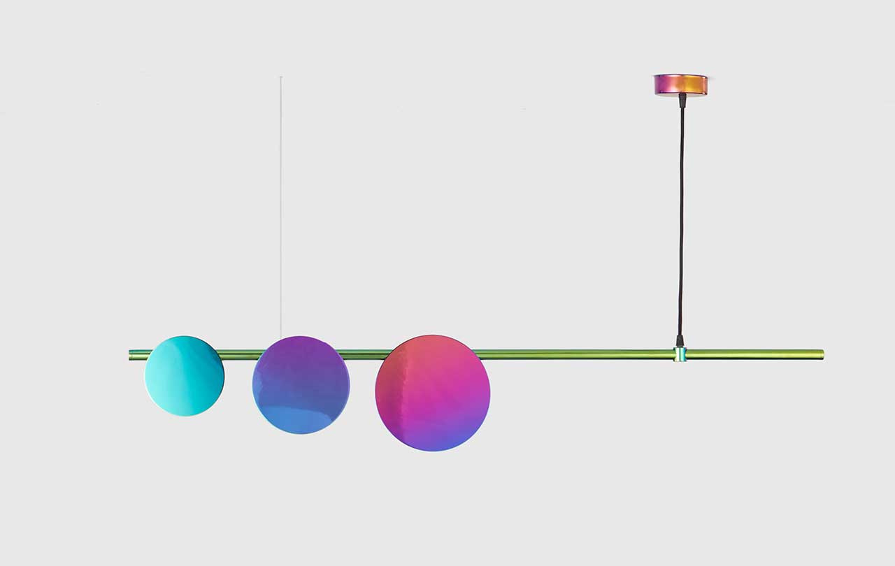 rainbow，lighting，stainless steel，