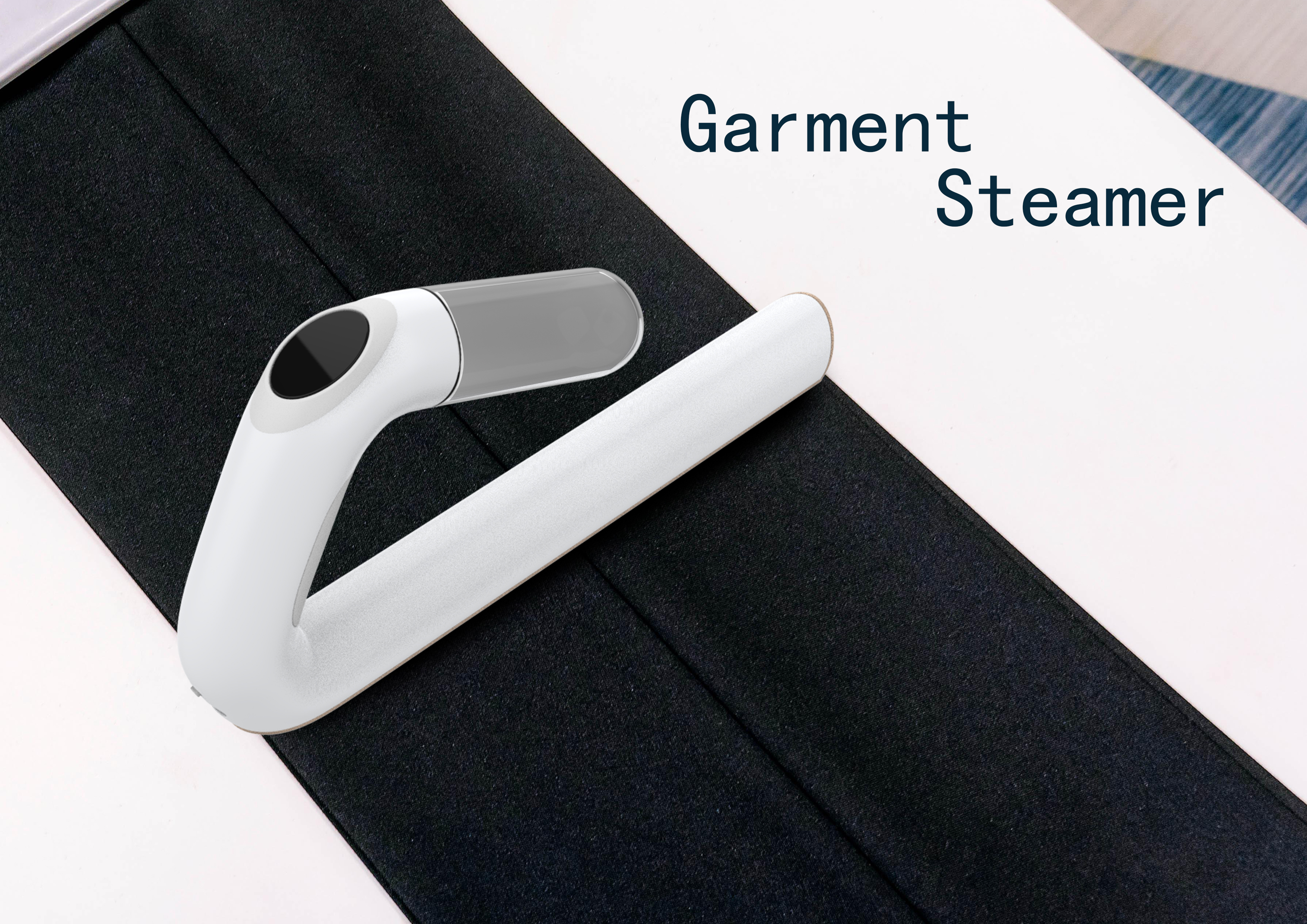 The combination of hanging ironing machine and iron.，