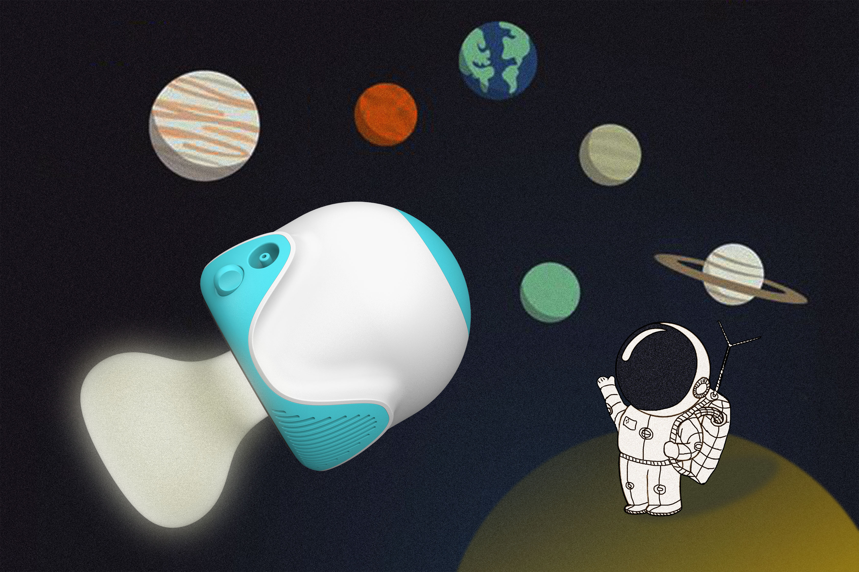 Atomizer，children，rocket，