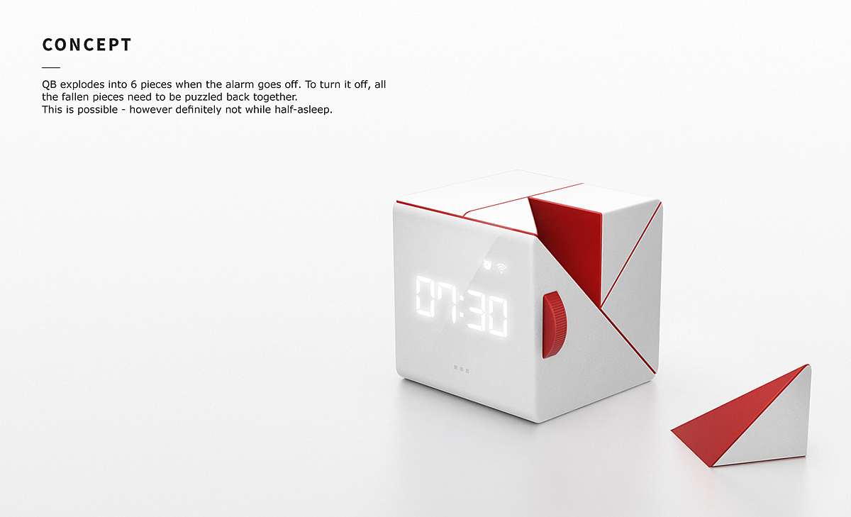 block，alarm clock，Innovative design，QB，