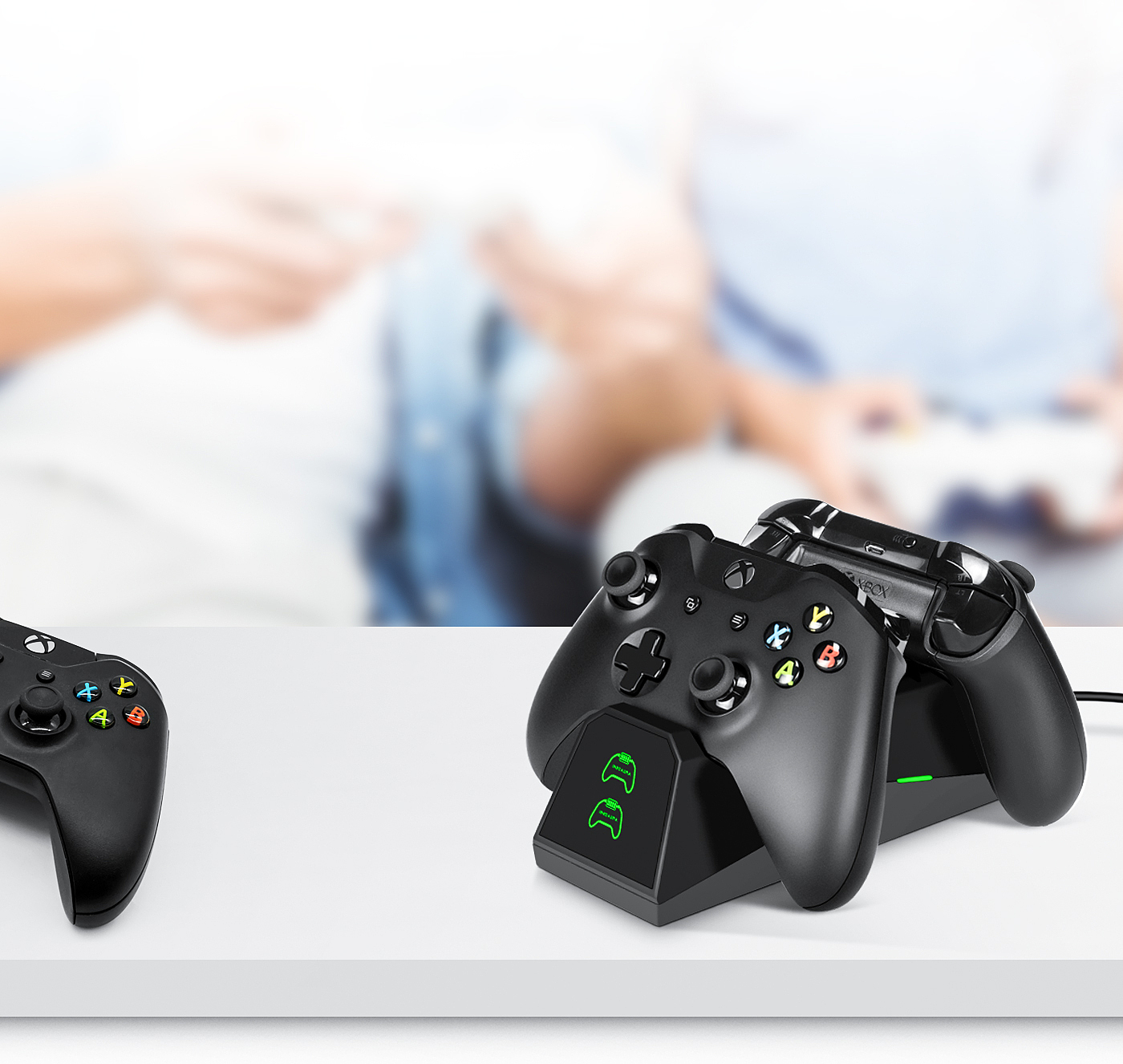 Xbox游戏，充电座，外星人，游戏配件，