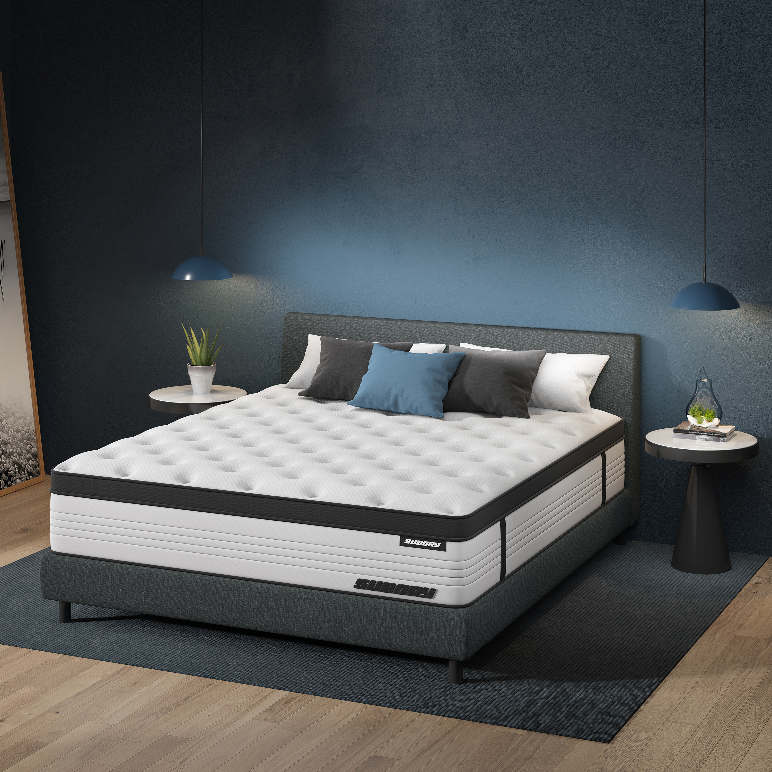 mattress，bedding article，furniture，Furniture modeling and rendering tutorial，Furniture animation，furniture design ，product design，Antique Valley fragrance，