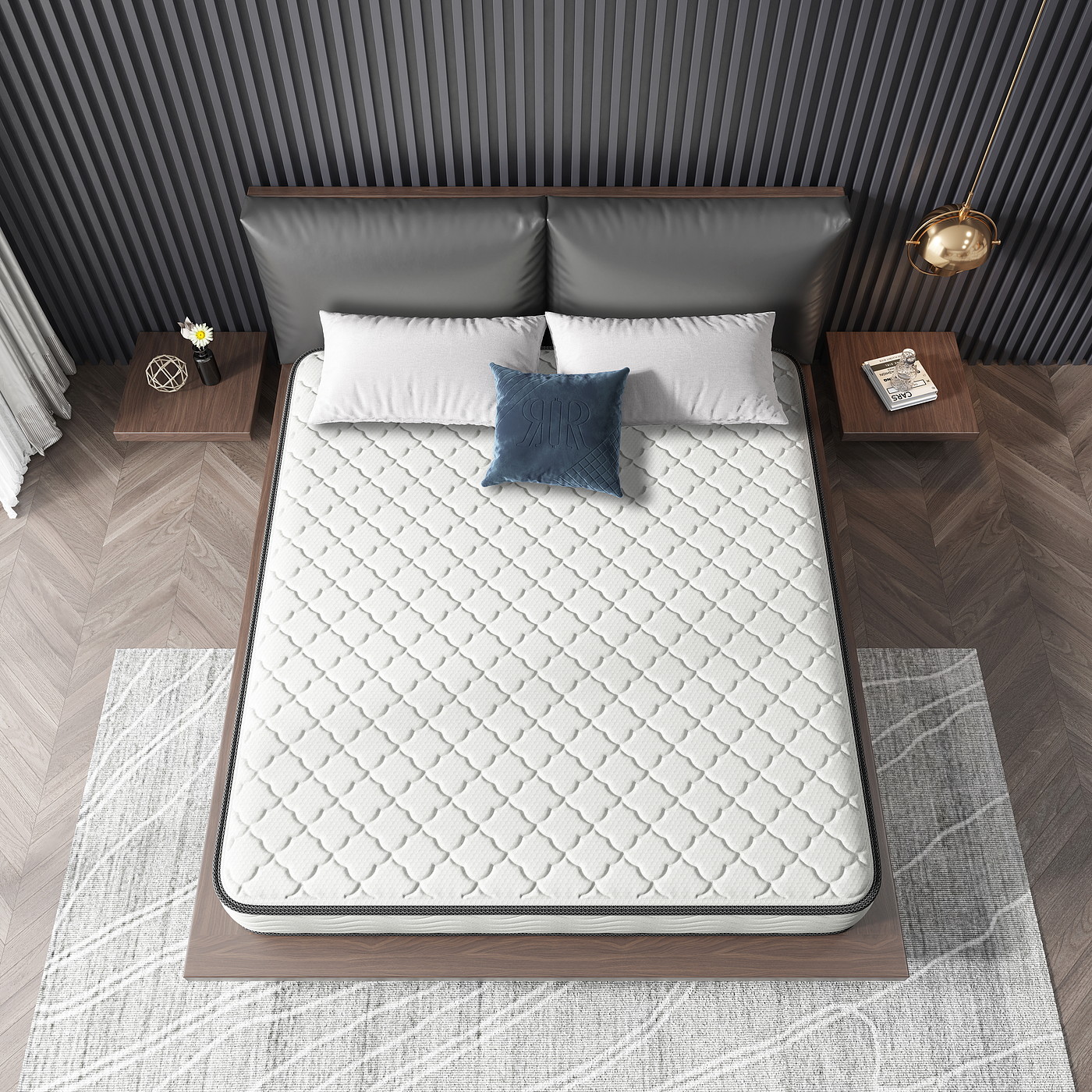 mattress，bedding article，Furniture modeling and rendering tutorial，Furniture animation，furniture design ，product design，Product modeling，Product rendering，