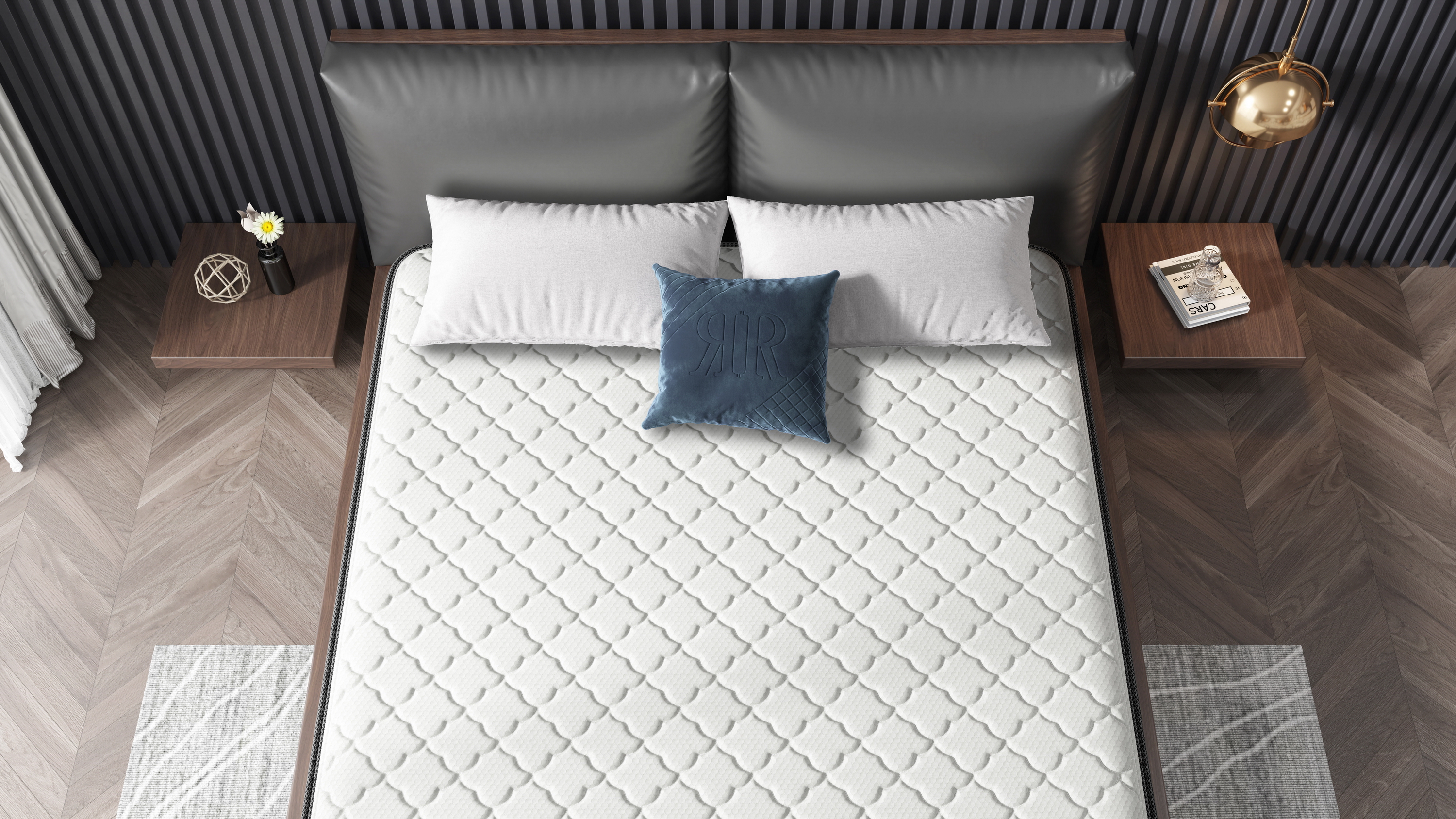 mattress，bedding article，Furniture modeling and rendering tutorial，Furniture animation，furniture design ，product design，Product modeling，Product rendering，