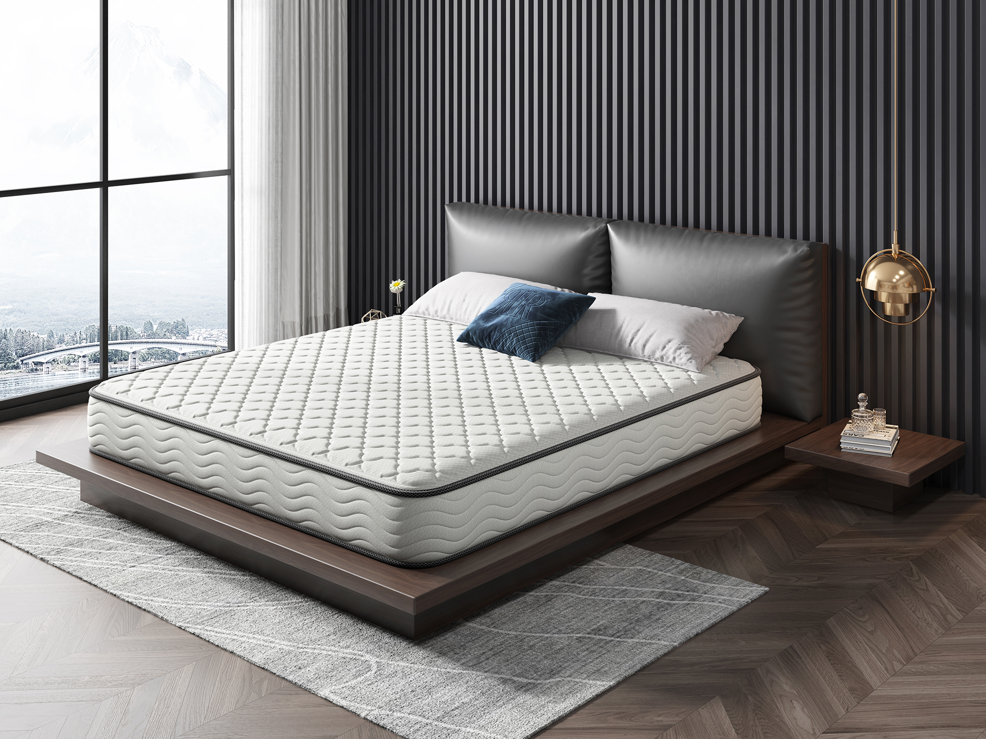 mattress，bedding article，Furniture modeling and rendering tutorial，Furniture animation，furniture design ，product design，Product modeling，Product rendering，