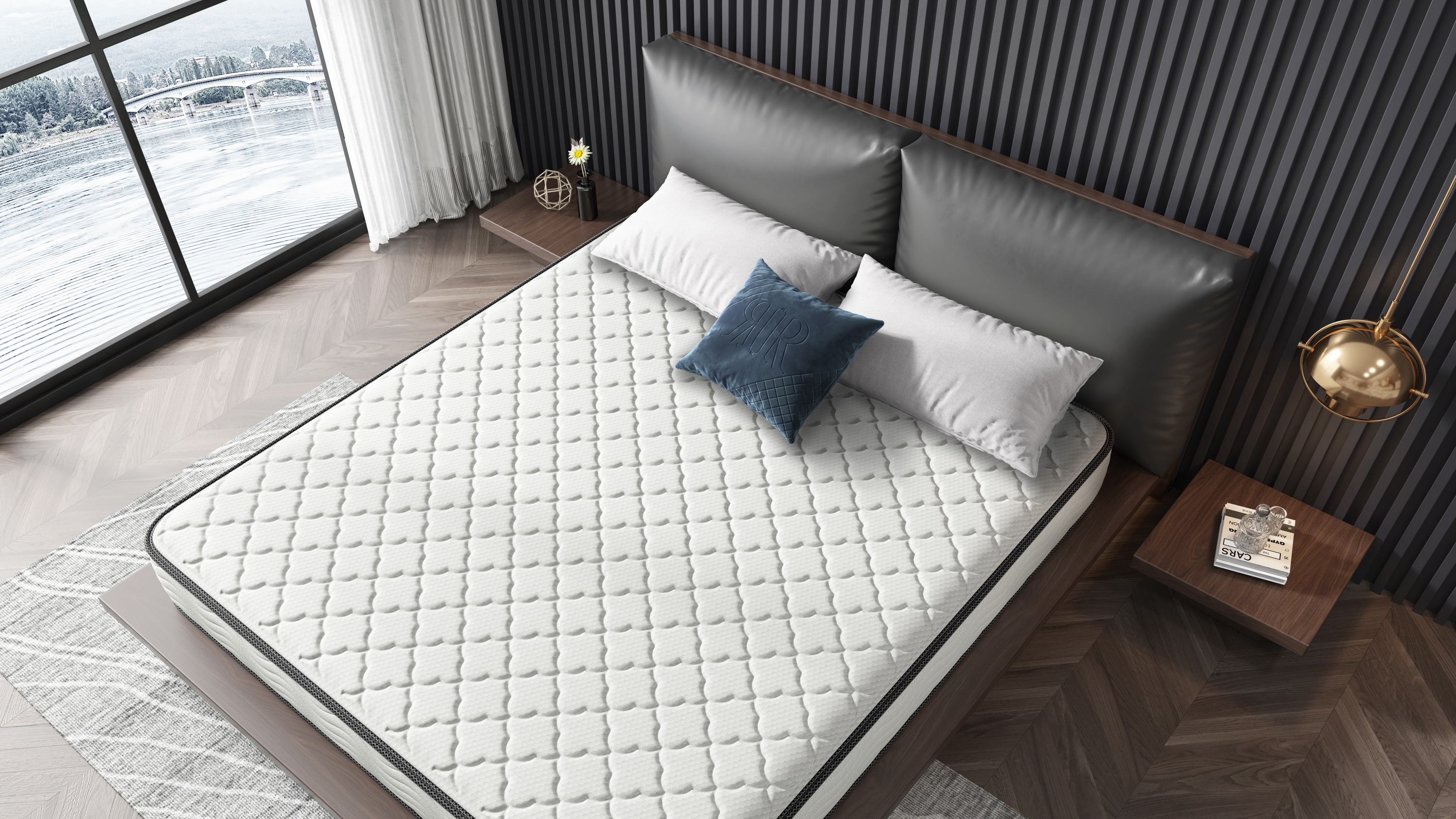 mattress，bedding article，Furniture modeling and rendering tutorial，Furniture animation，furniture design ，product design，Product modeling，Product rendering，