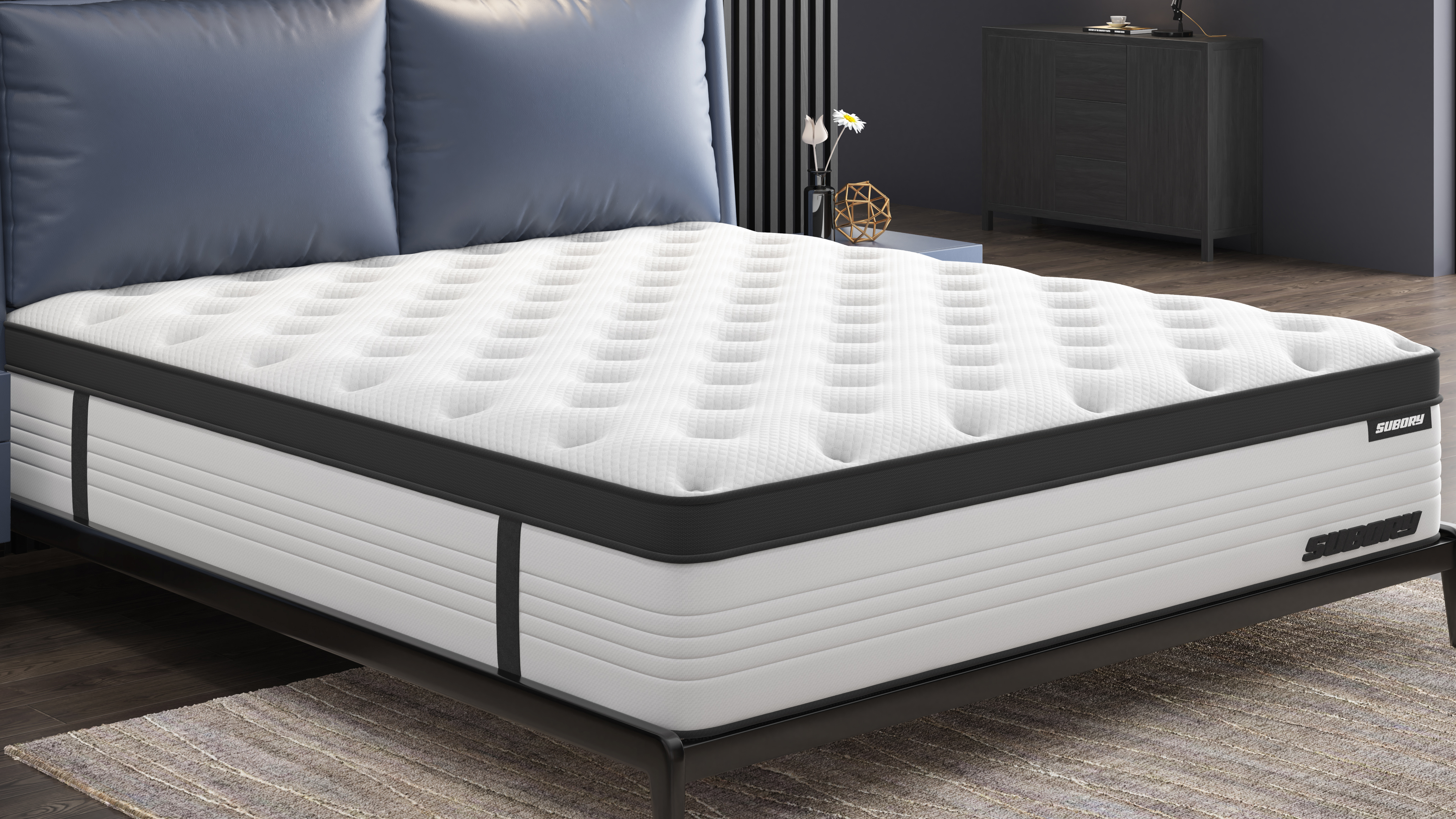 mattress，bedding article，Furniture modeling and rendering tutorial，Furniture animation，furniture design ，product design，Product modeling，Antique Valley fragrance，