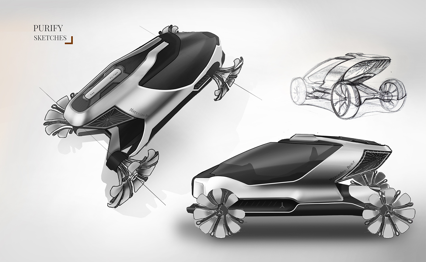 purifier，vehicle，environment protection，concept，