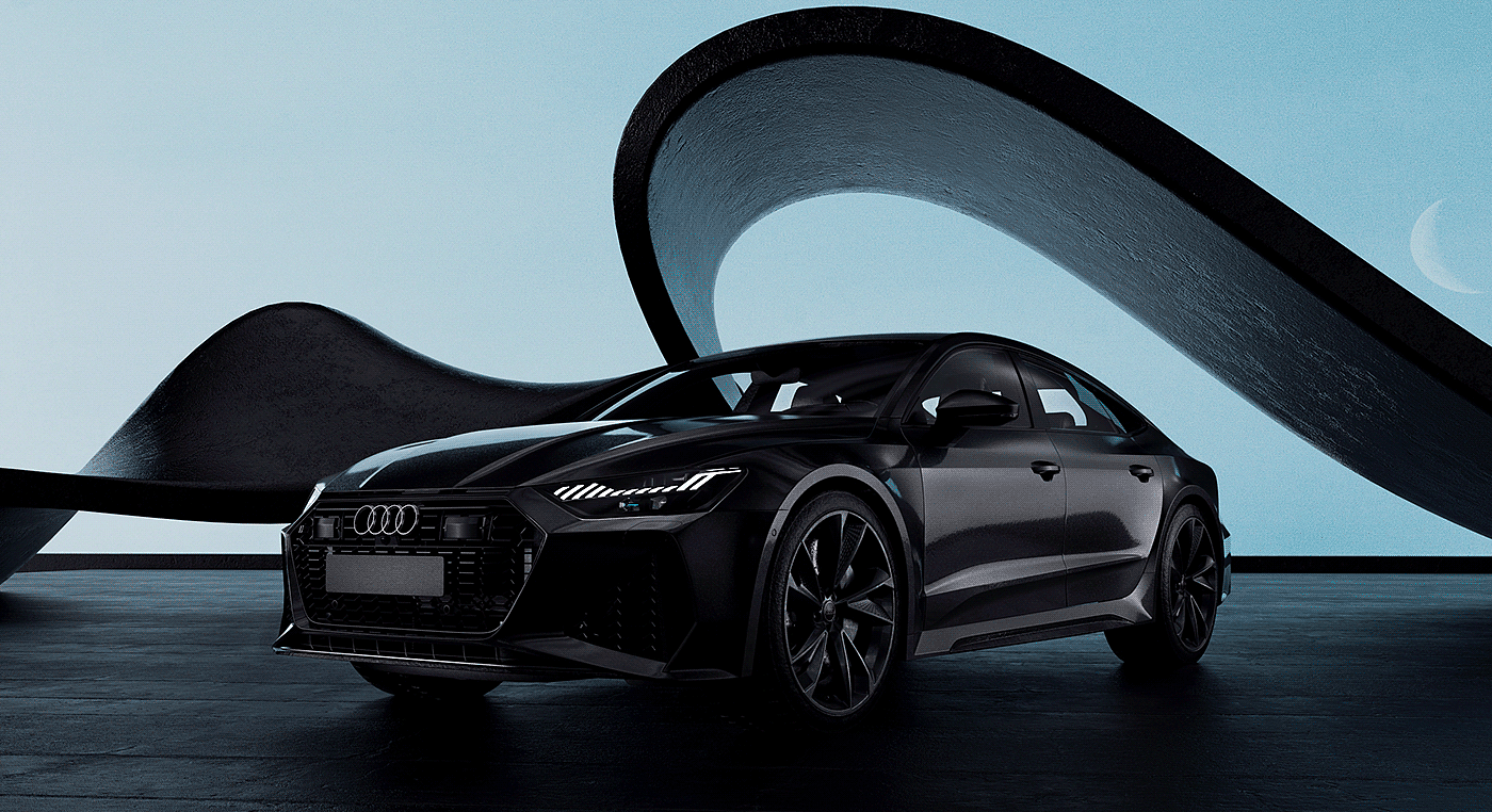 audi，automobile，Photography，cgi，