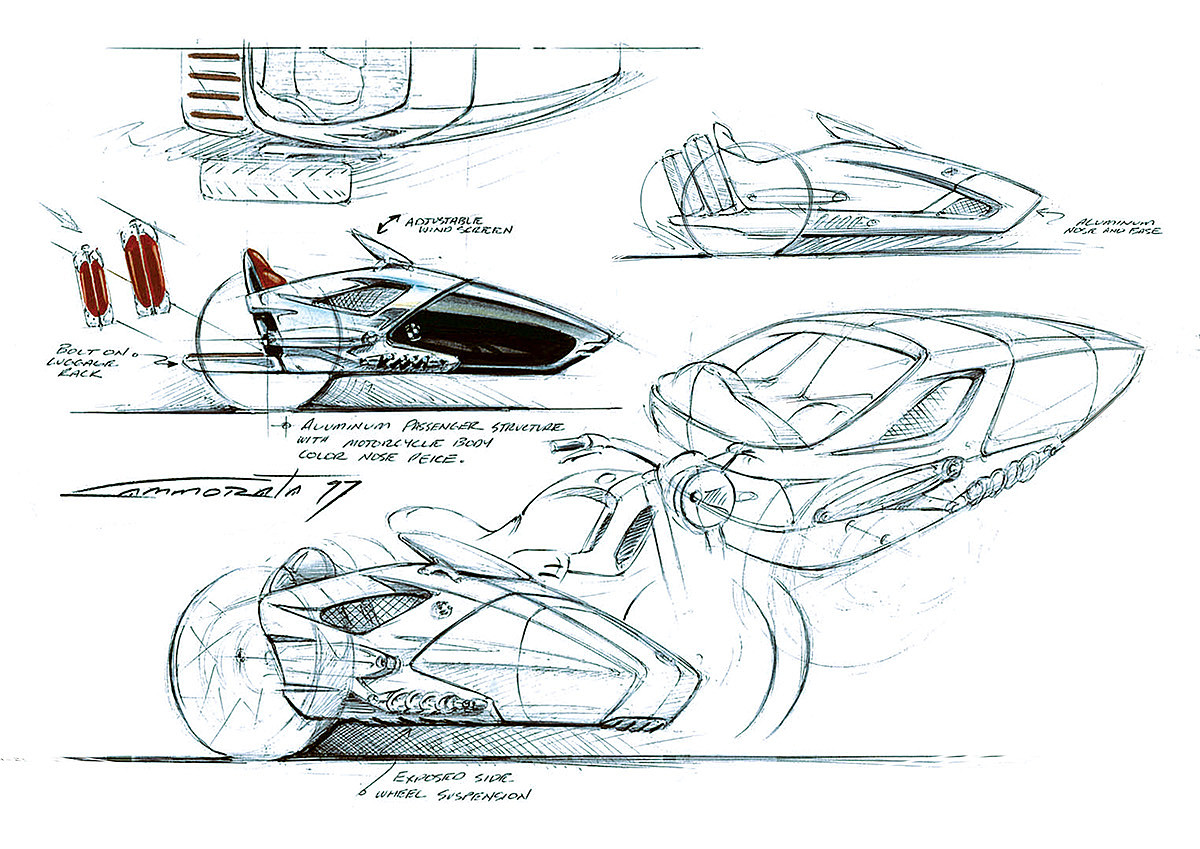 宝马，R1200C，摩托车，概念图，