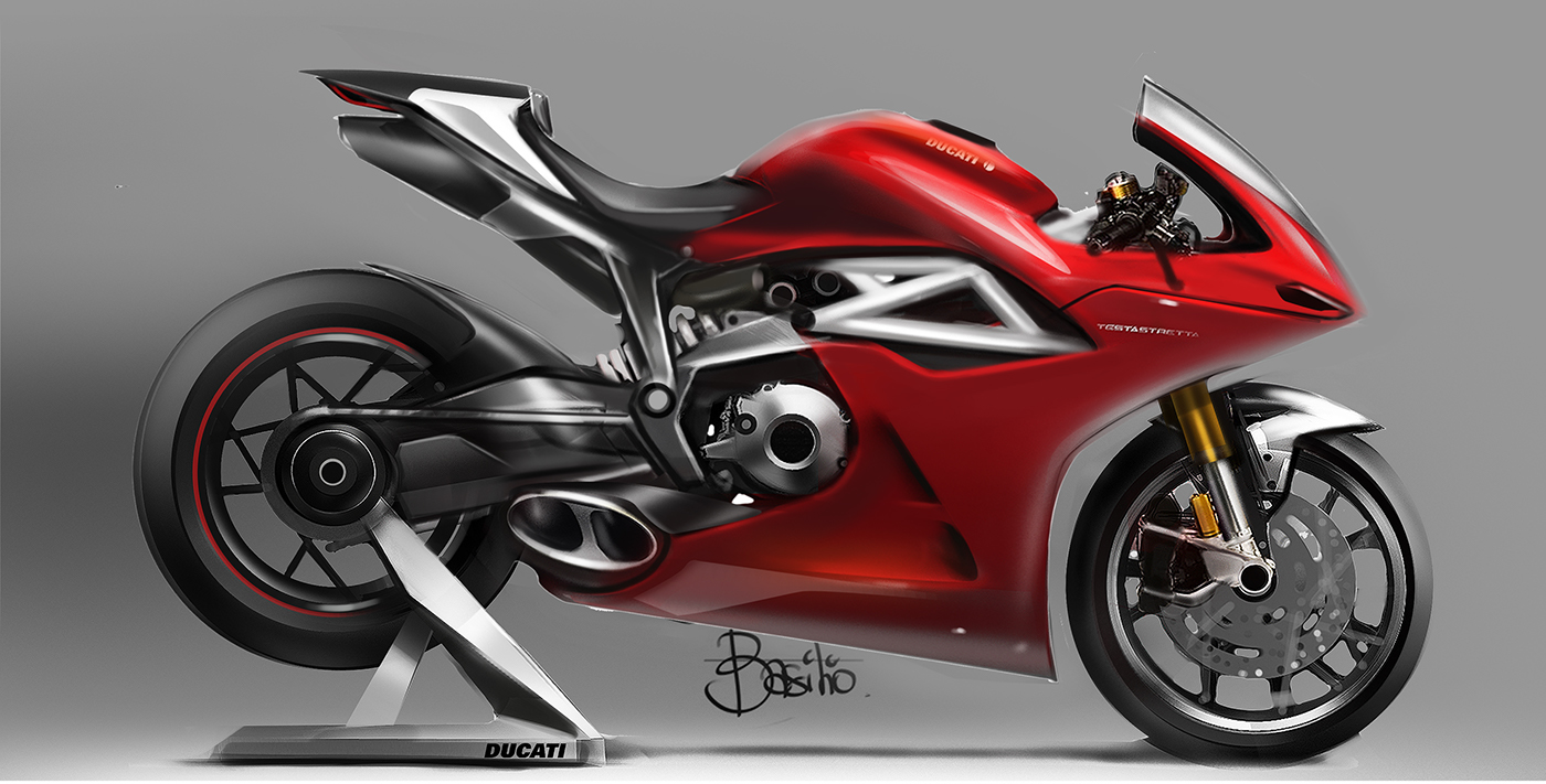 Ducati testastretta，Red Devil，motorcycle，Cool，
