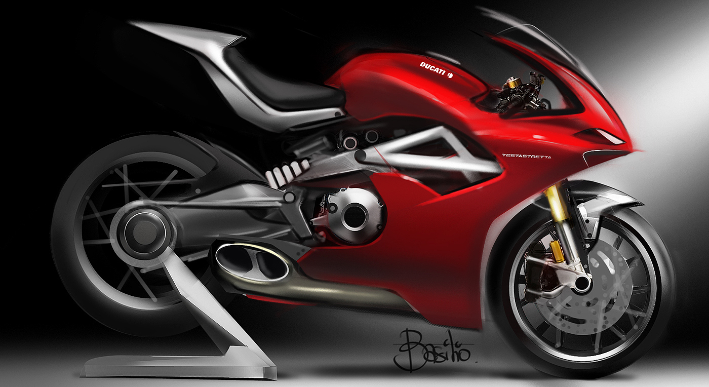 Ducati testastretta，Red Devil，motorcycle，Cool，